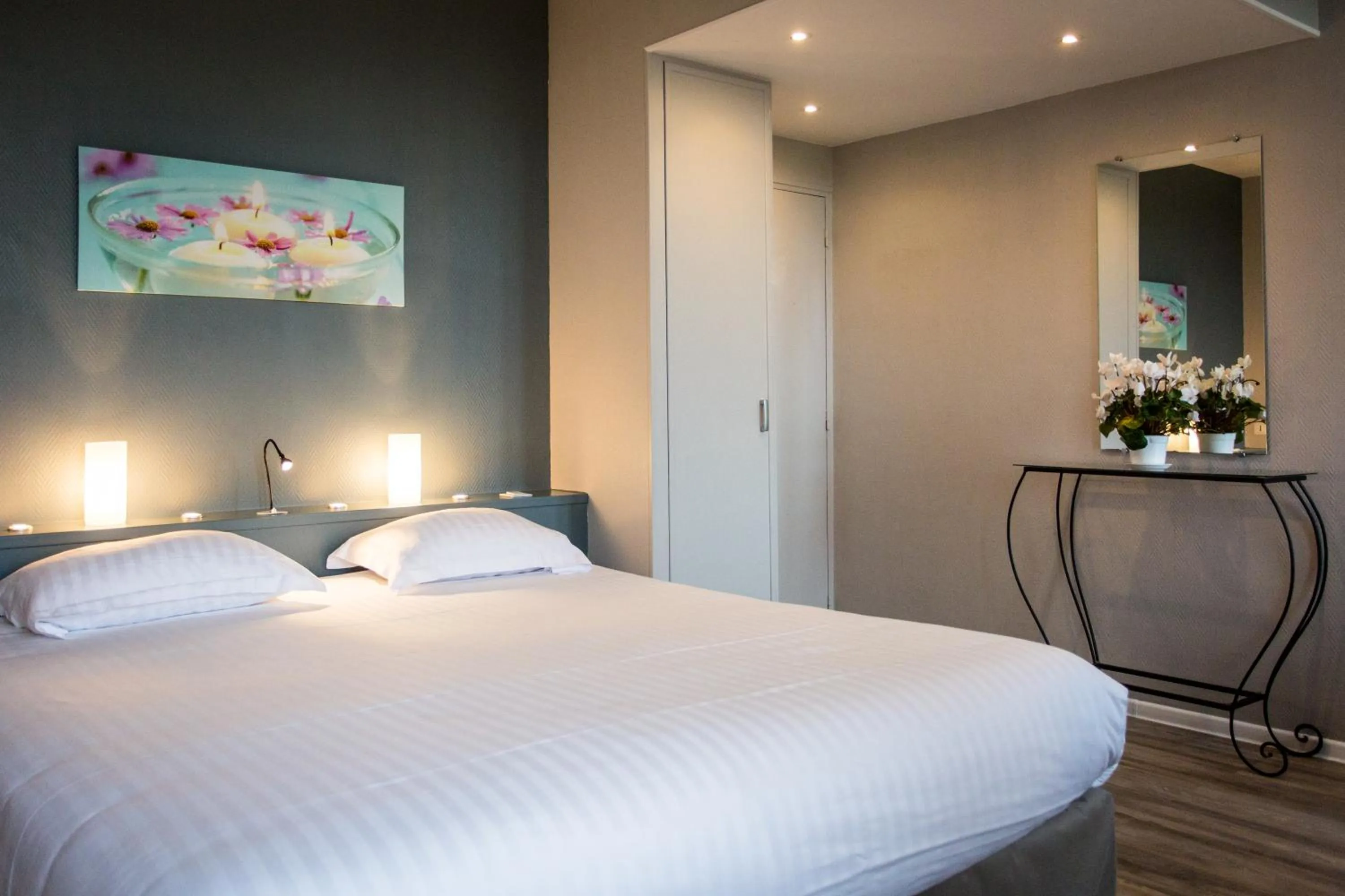 Garden view in Hotel Les Ursulines