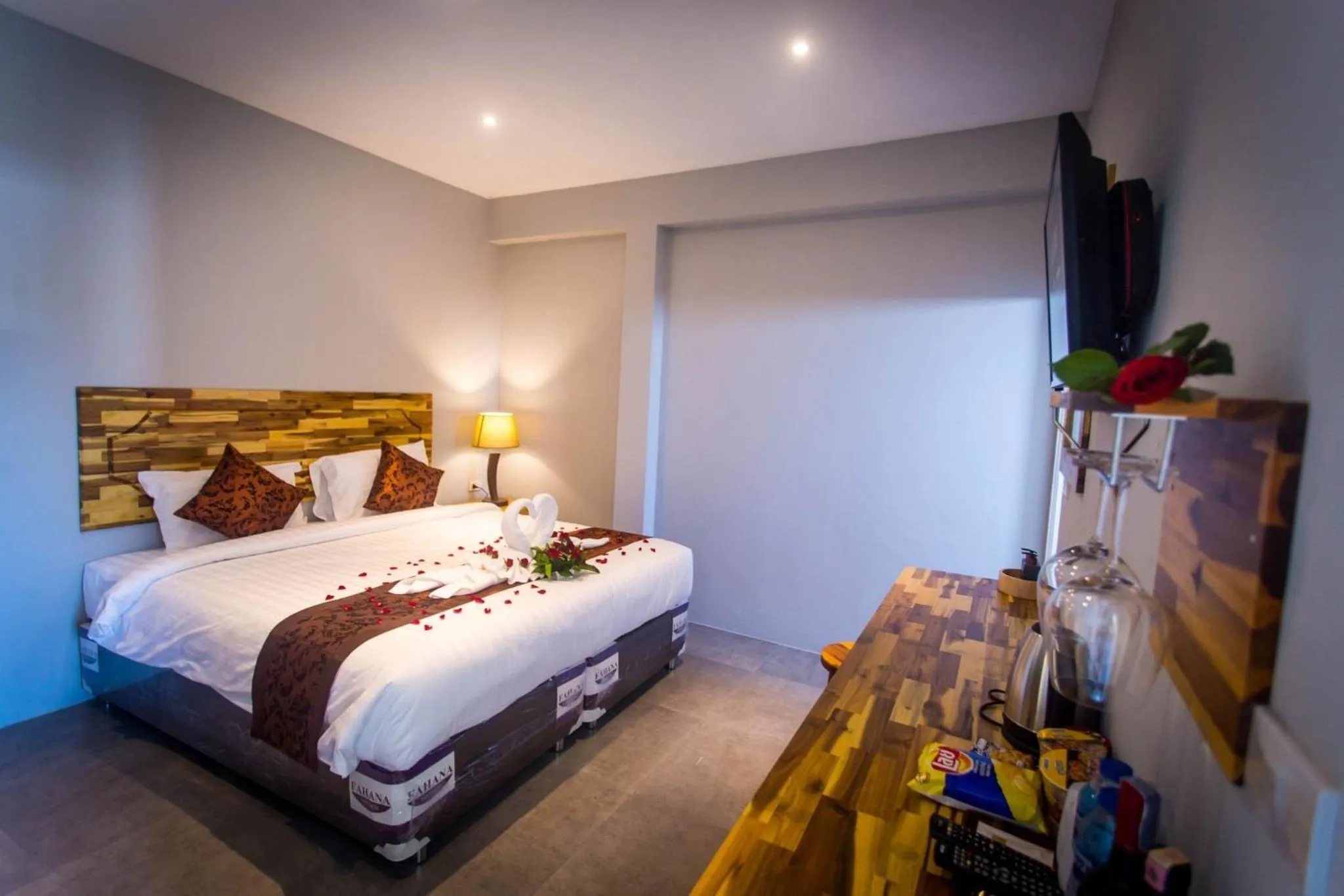 Bed in @HOsTEL PHANGAN