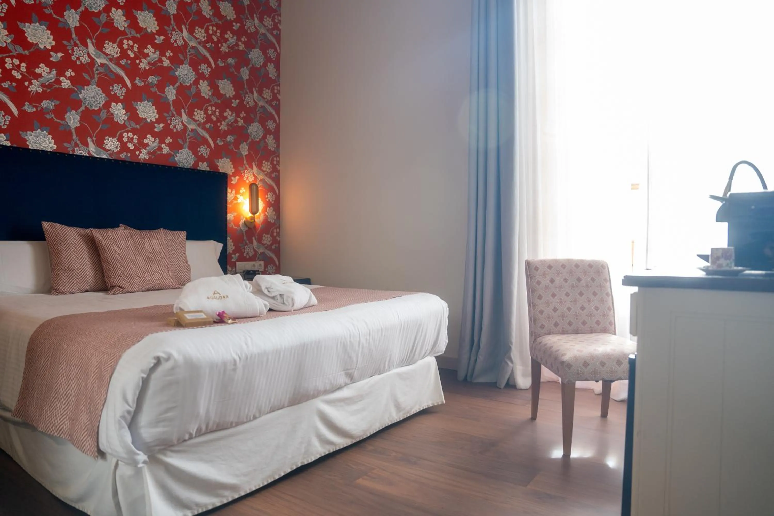 Bed in Hotel Emblemático Agáldar