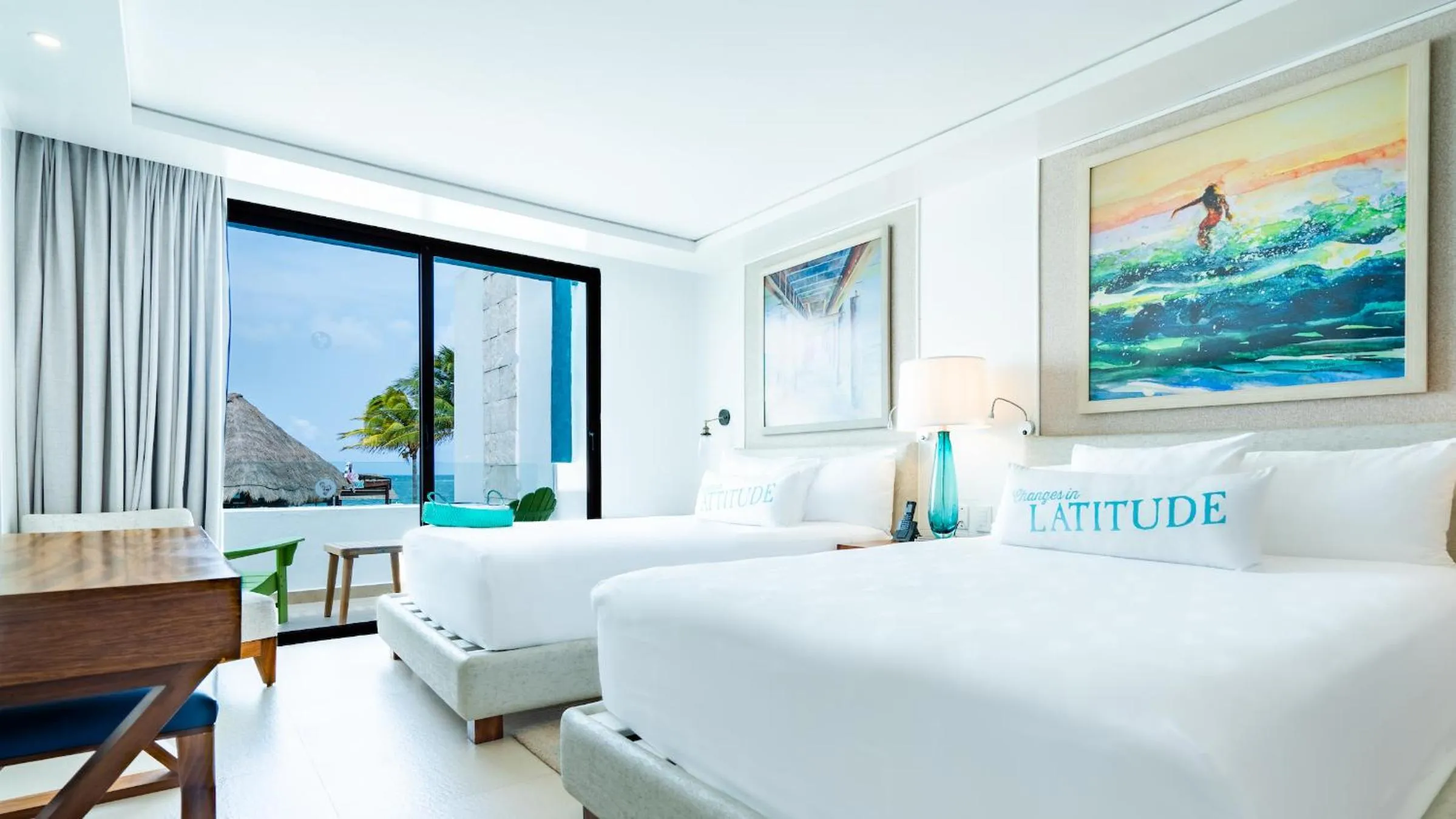 Bedroom, Bed in Margaritaville Island Reserve Riviera Cancún - A Karisma All-Inclusive Experience for All