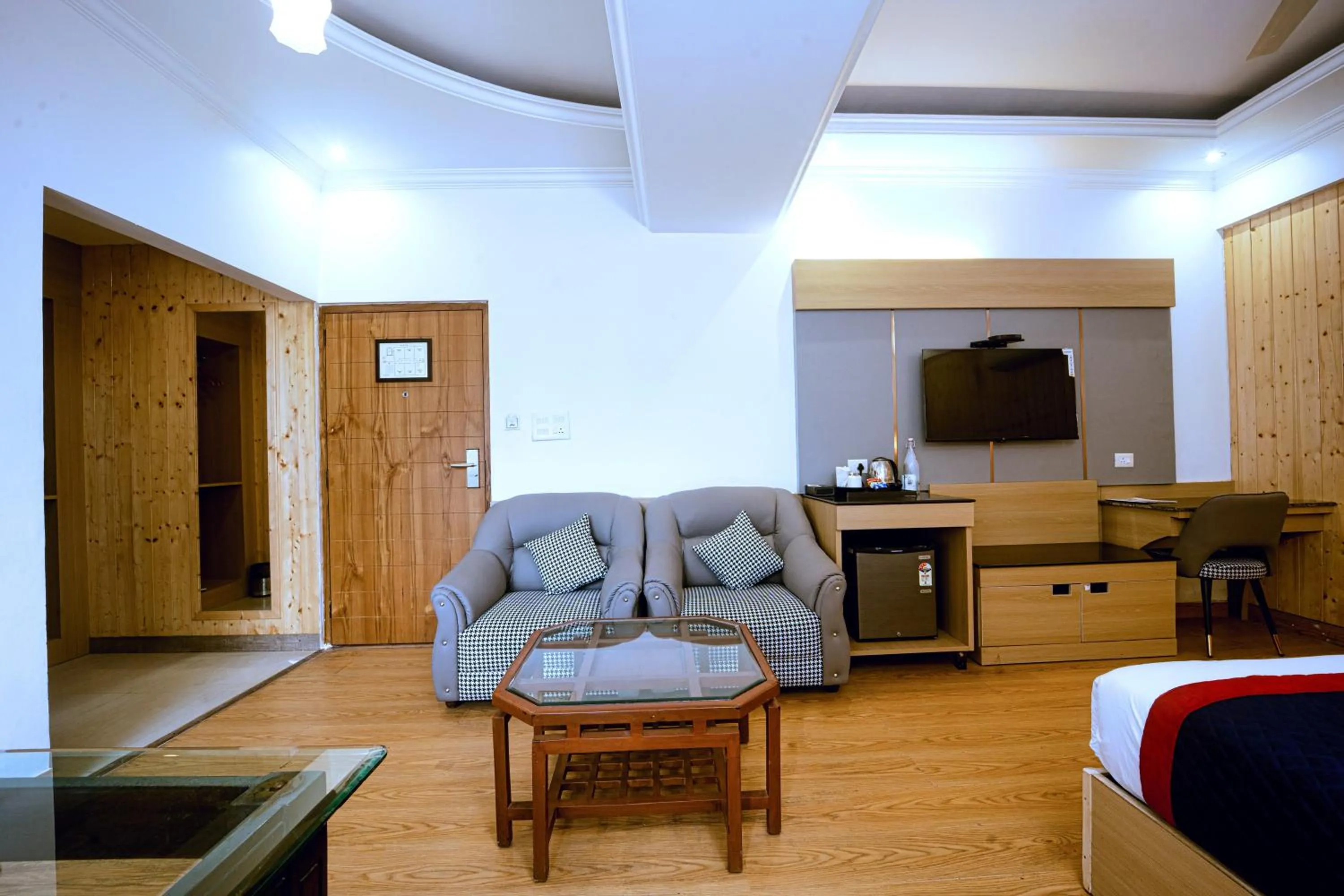 Seating area, Bed in Grand Legacy Beacon, Dehradun