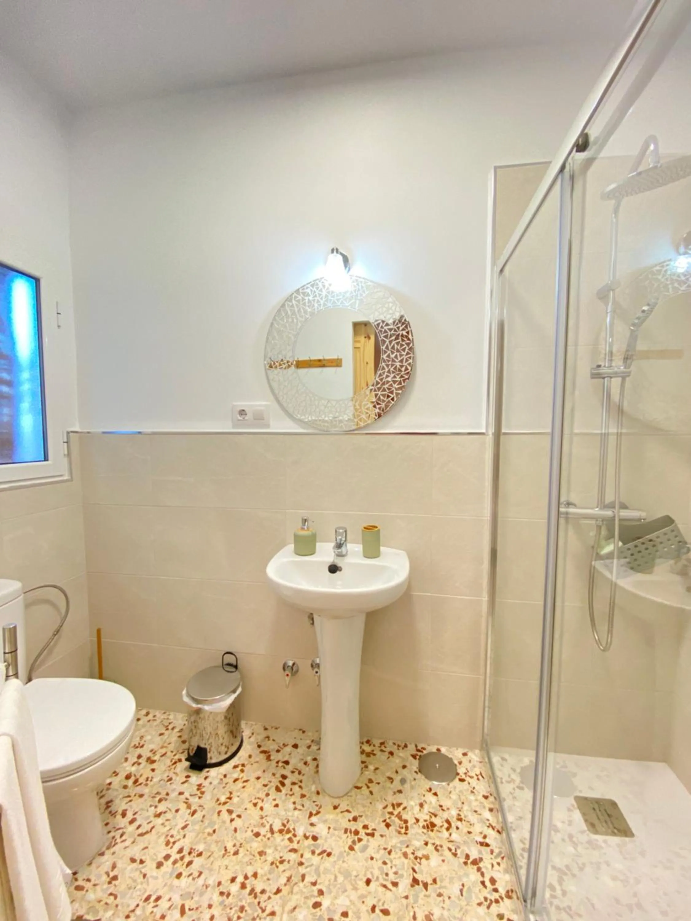 Shower in Hotel Rural Casa Fina - Adults Recommended