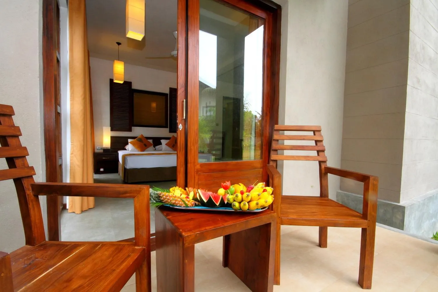 Patio in Chaarya Resort & Spa