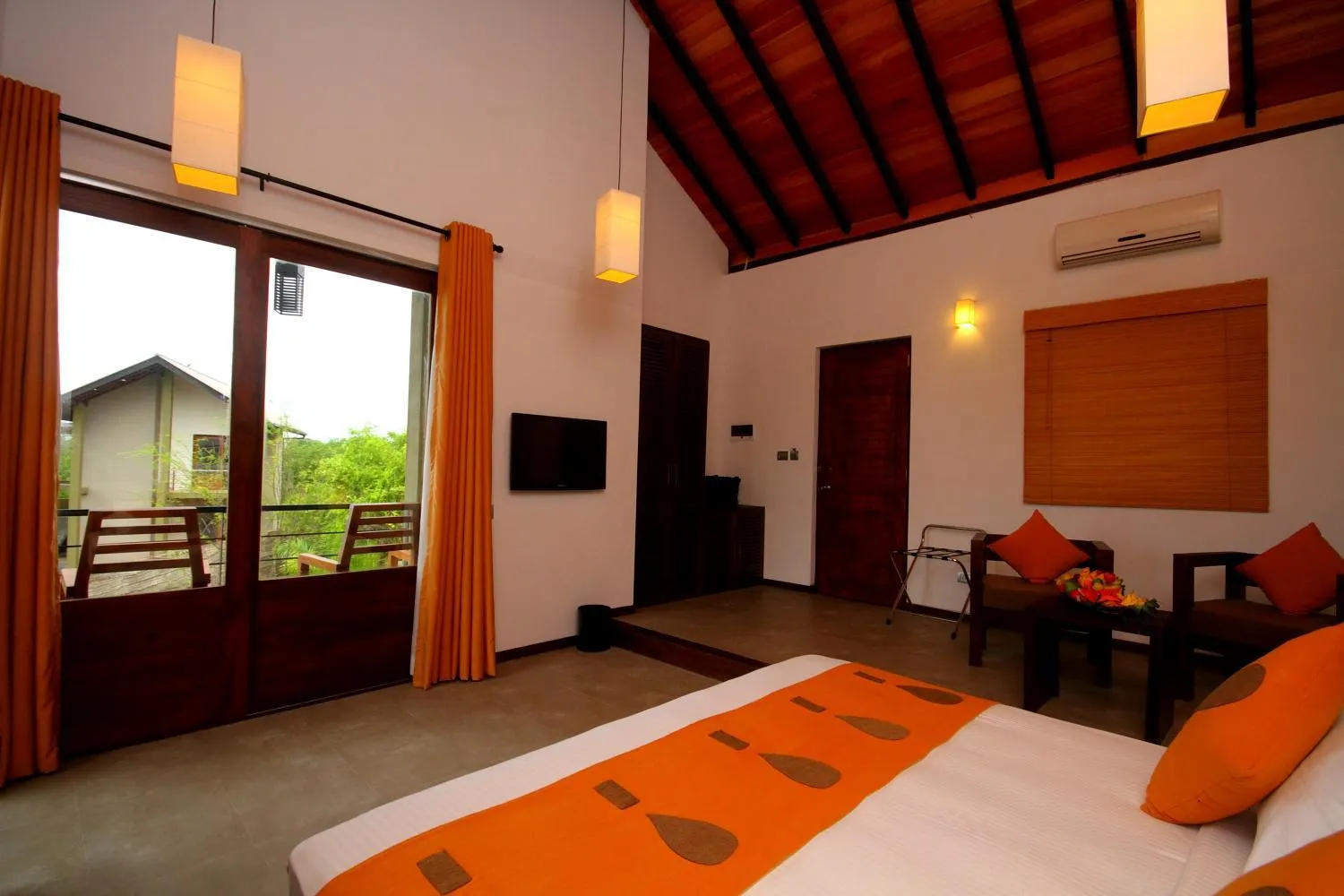 Photo of the whole room, Bed in Chaarya Resort & Spa