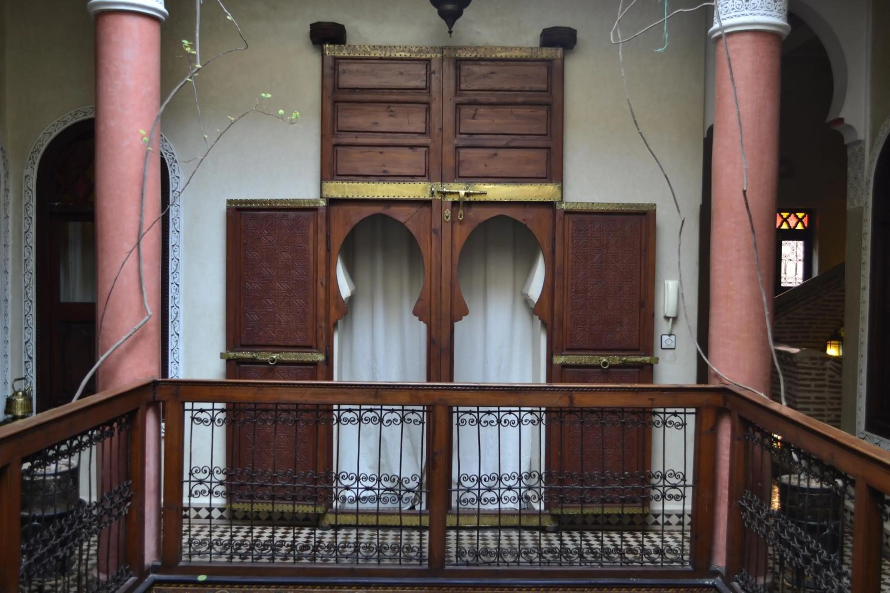 Decorative detail in Riad Charik
