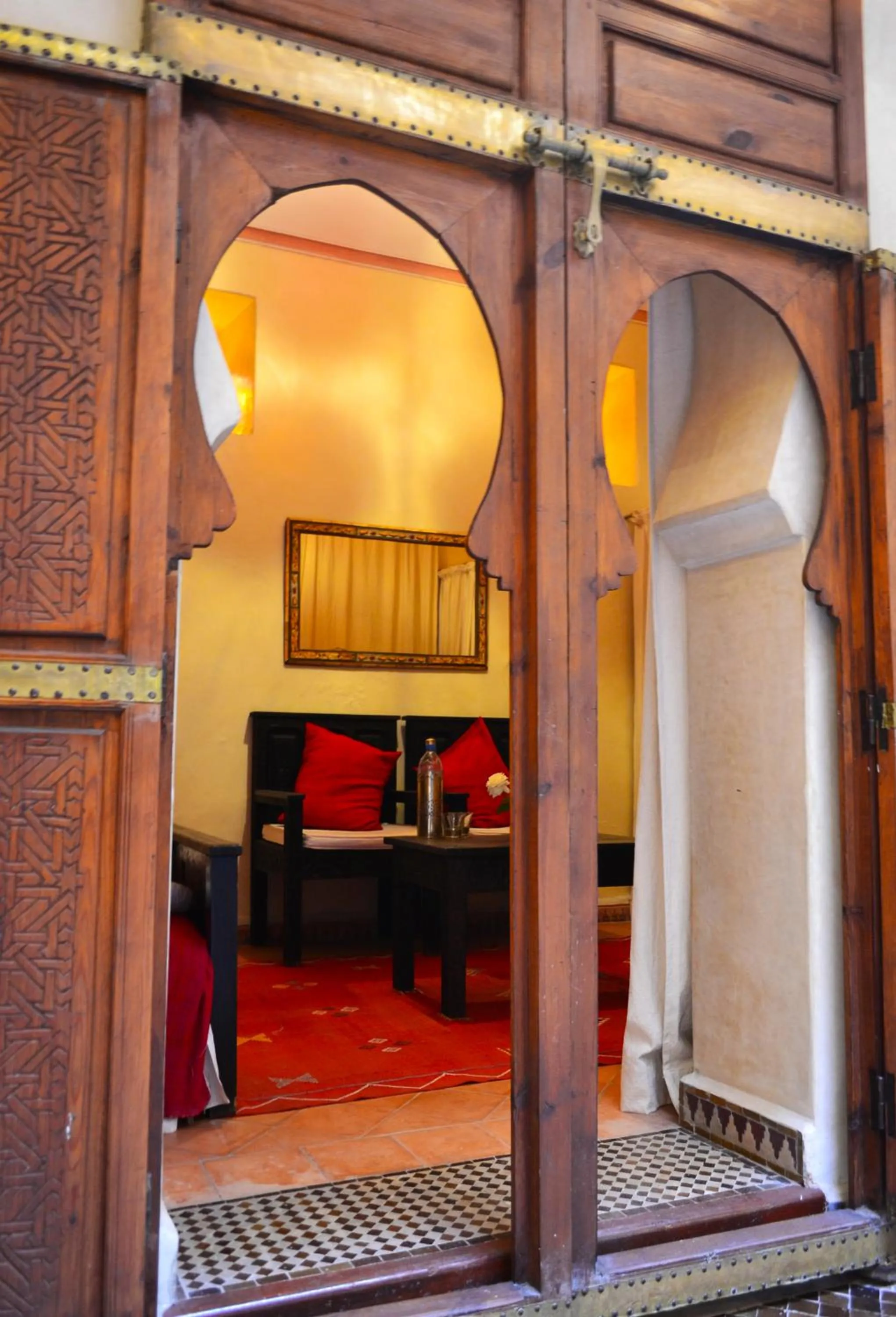 Decorative detail in Riad Charik