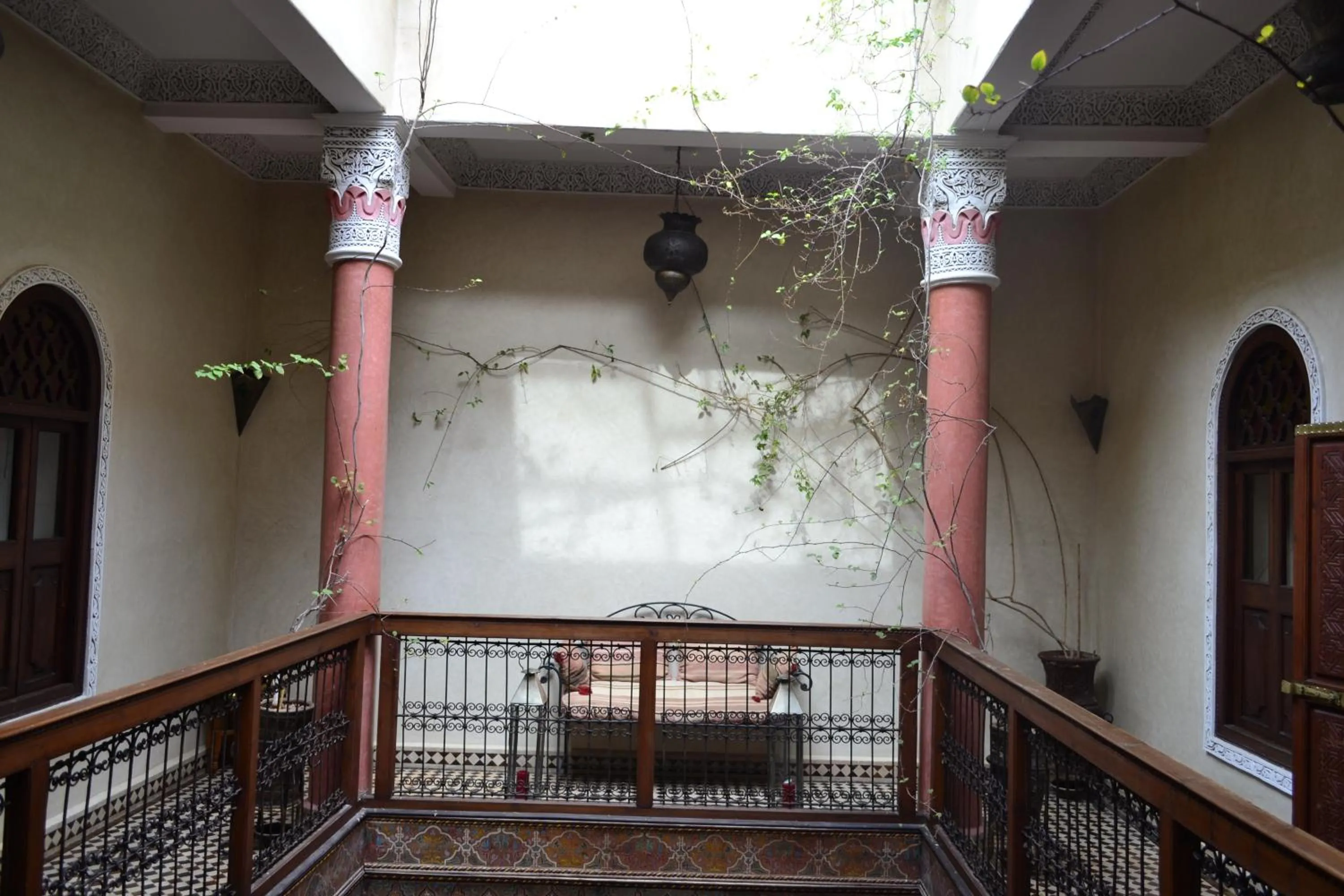 Decorative detail in Riad Charik