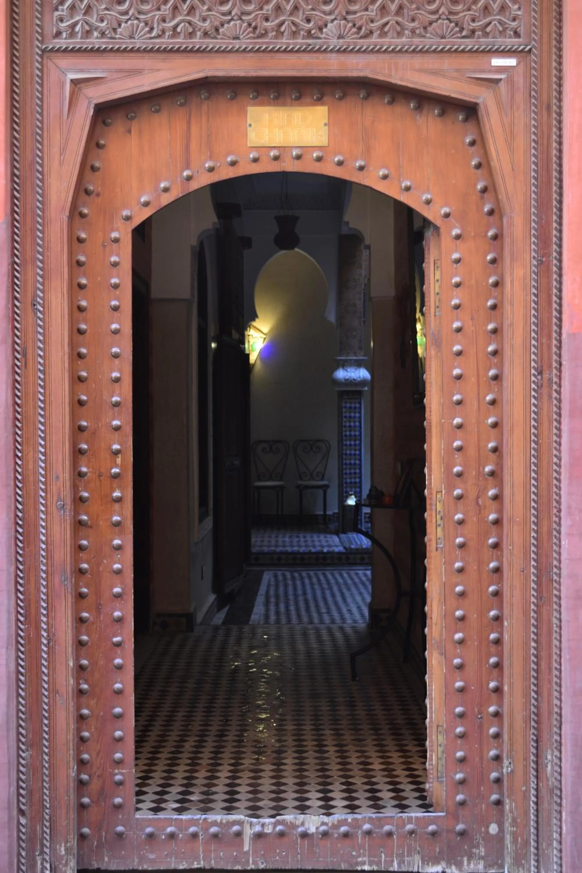 Facade/entrance in Riad Charik