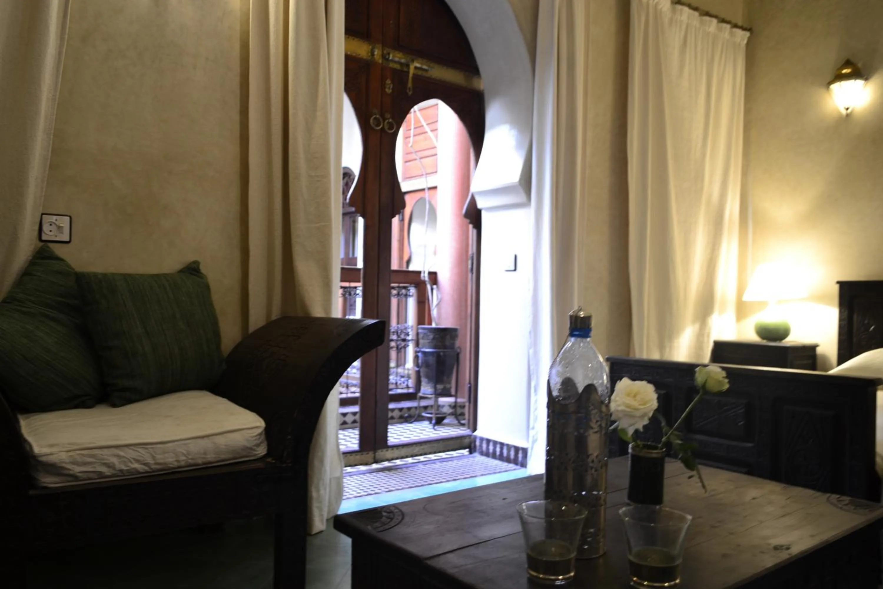 Seating area in Riad Charik