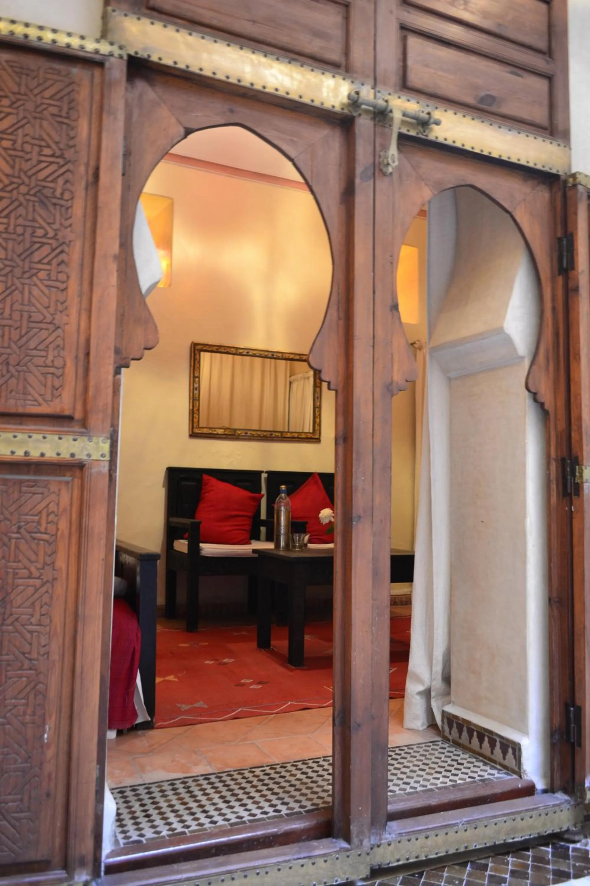 Decorative detail in Riad Charik