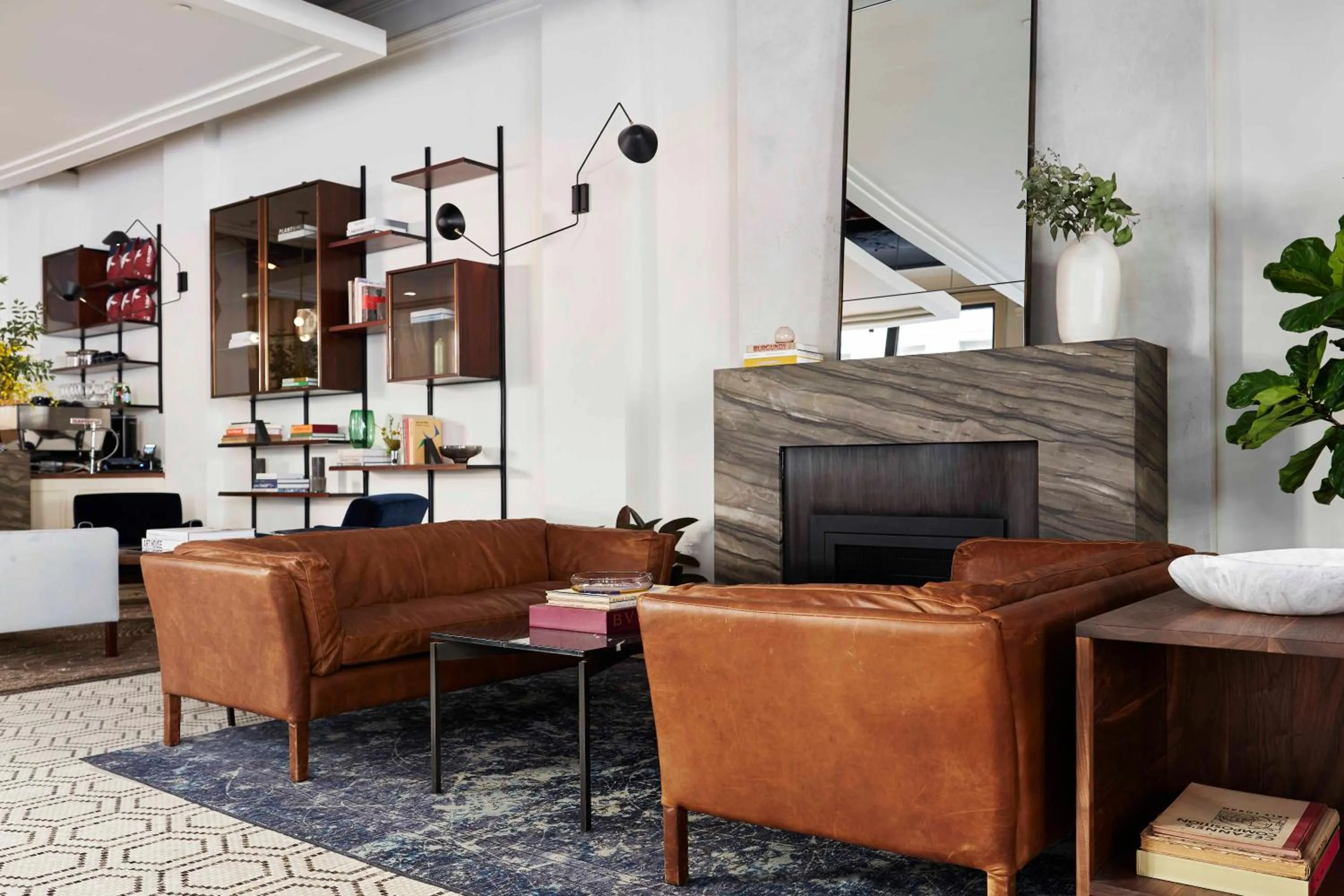 Seating area in Walker Hotel Tribeca