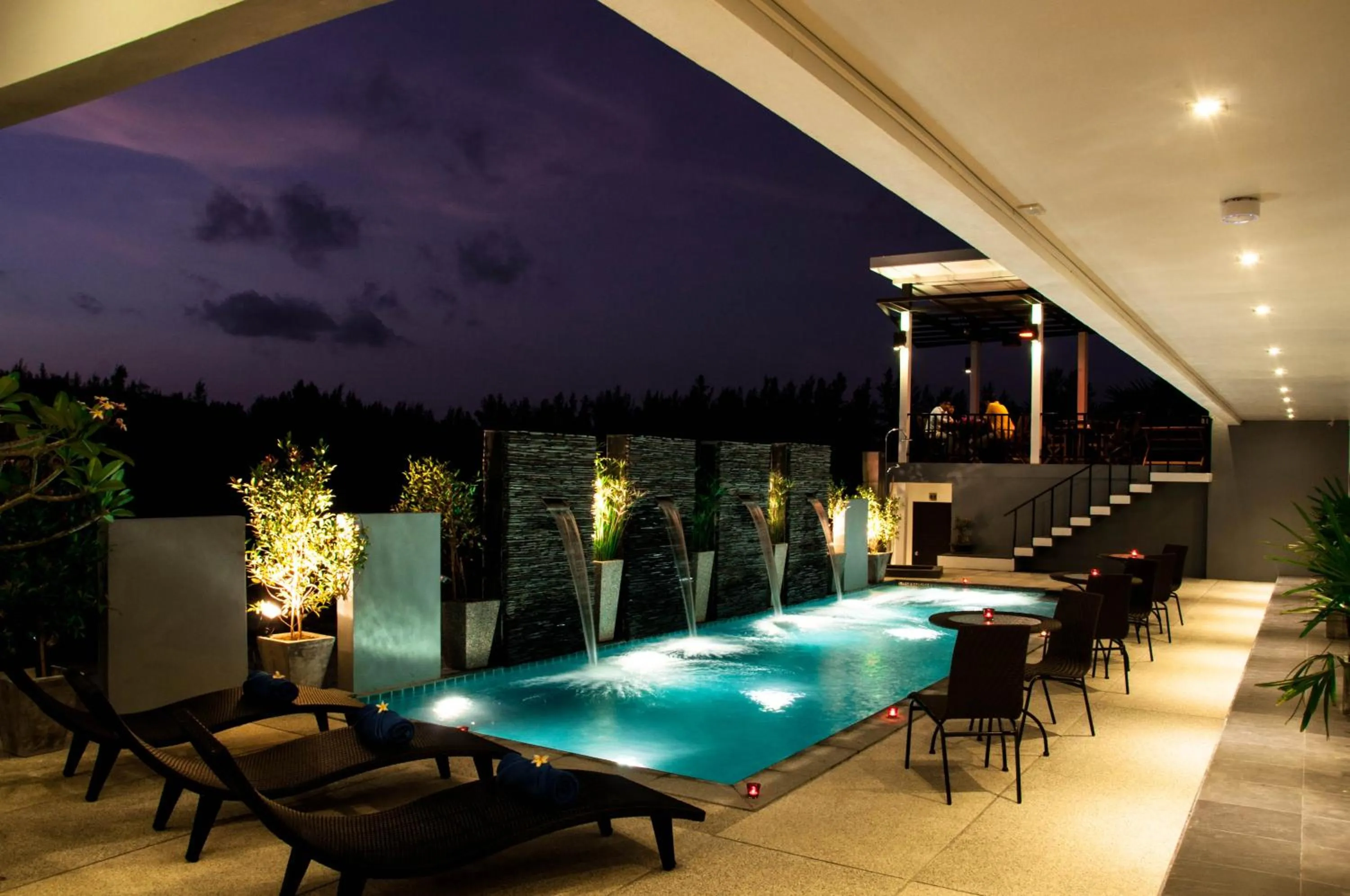 Pool view in Amin Resort