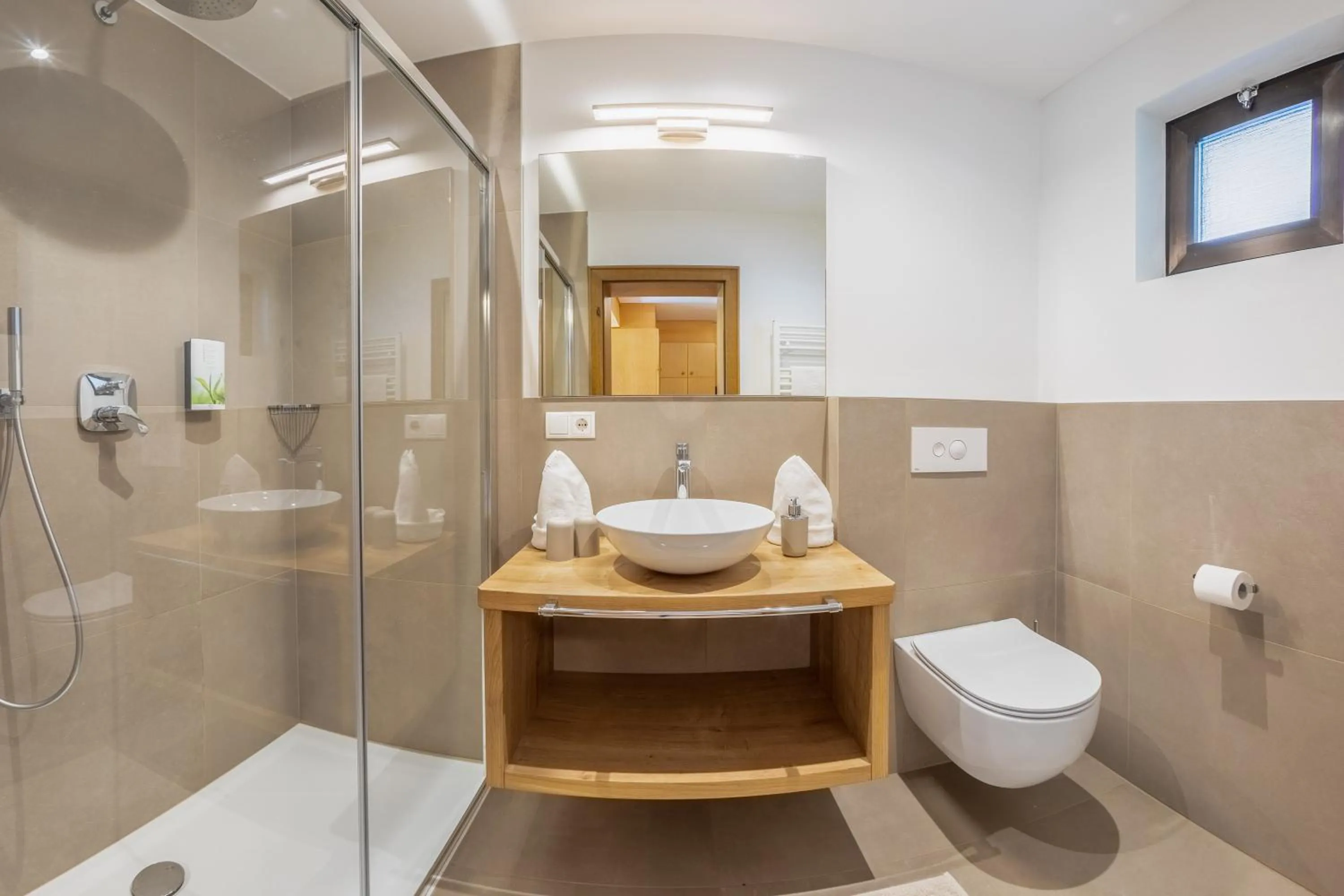 Bathroom in Apartm. & BB Ferienidylle Gstrein