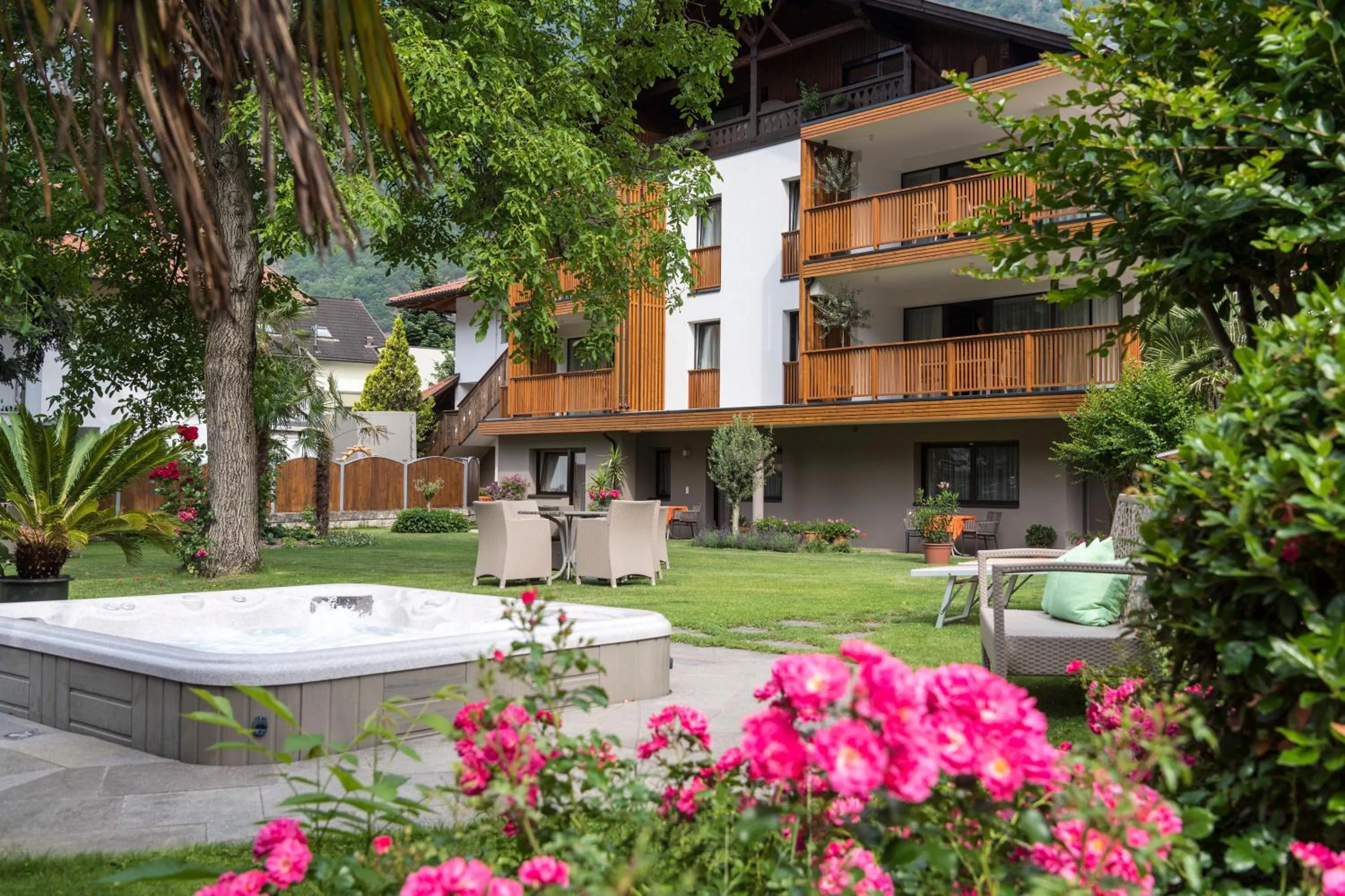 Patio in Apartm. & BB Ferienidylle Gstrein