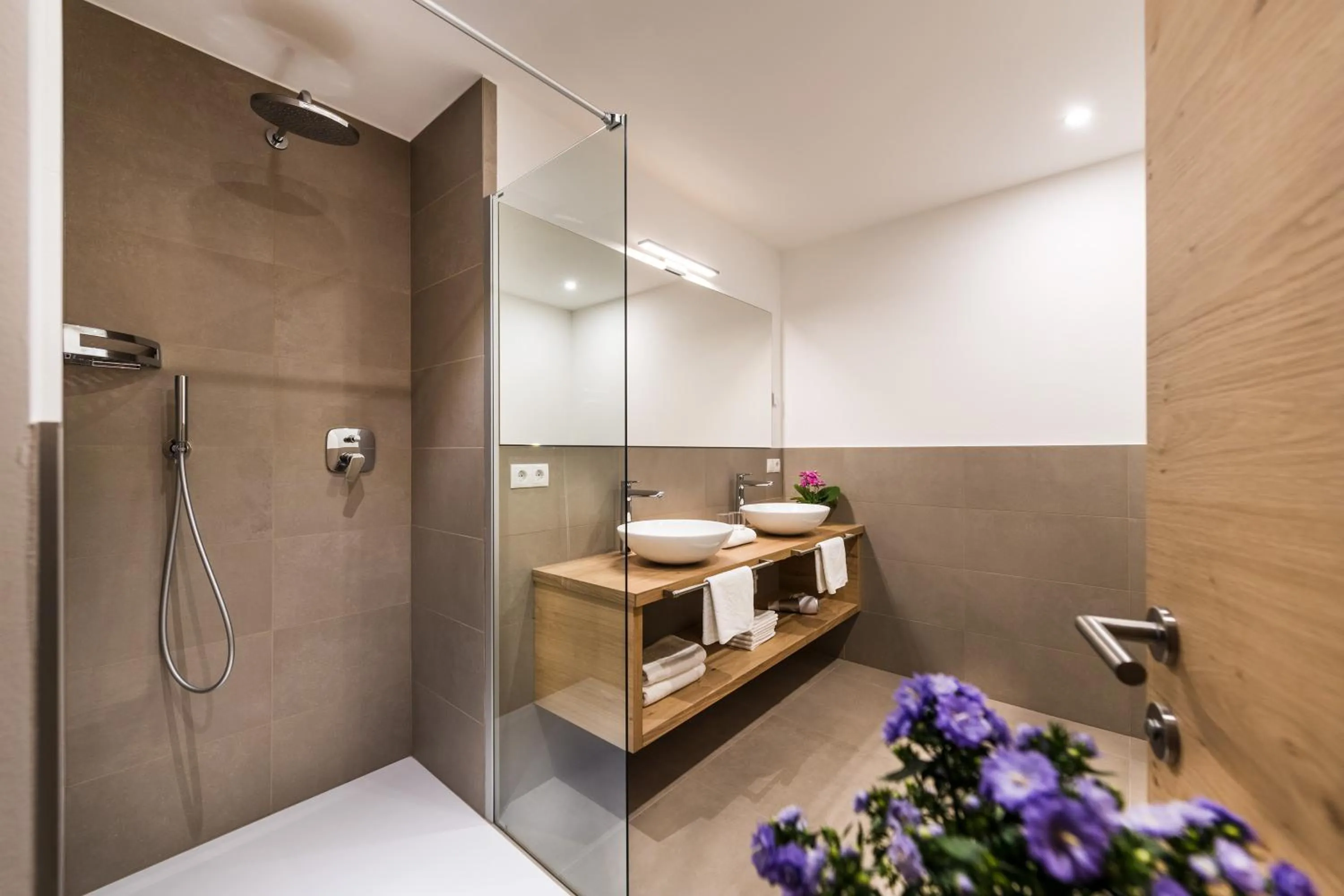 Bathroom in Apartm. & BB Ferienidylle Gstrein