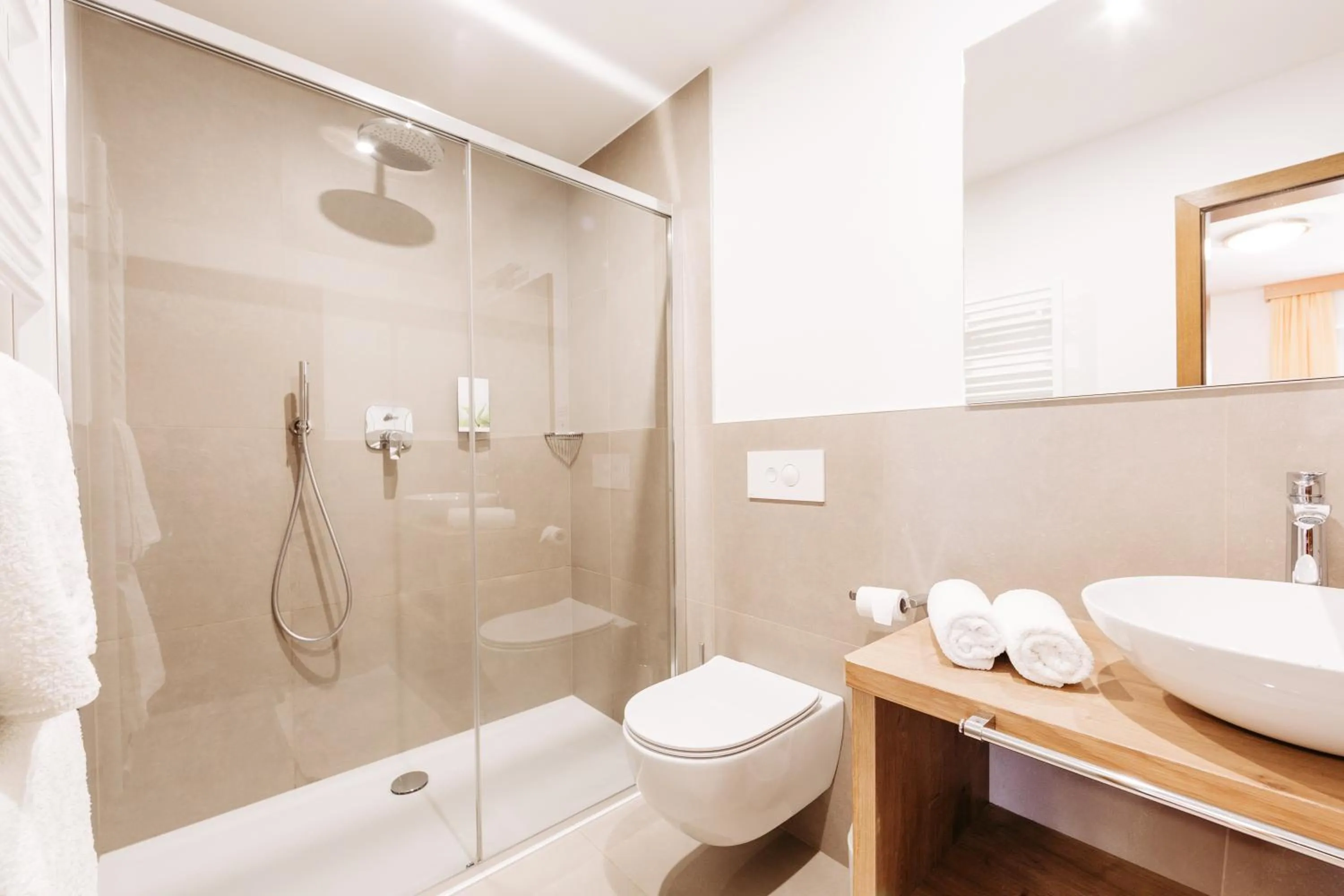 Bathroom in Apartm. & BB Ferienidylle Gstrein