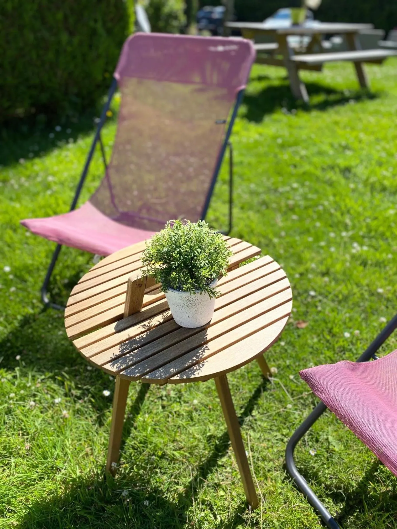 Garden in Hotel Restaurant l'Eskemm St Brieuc-Trégueux