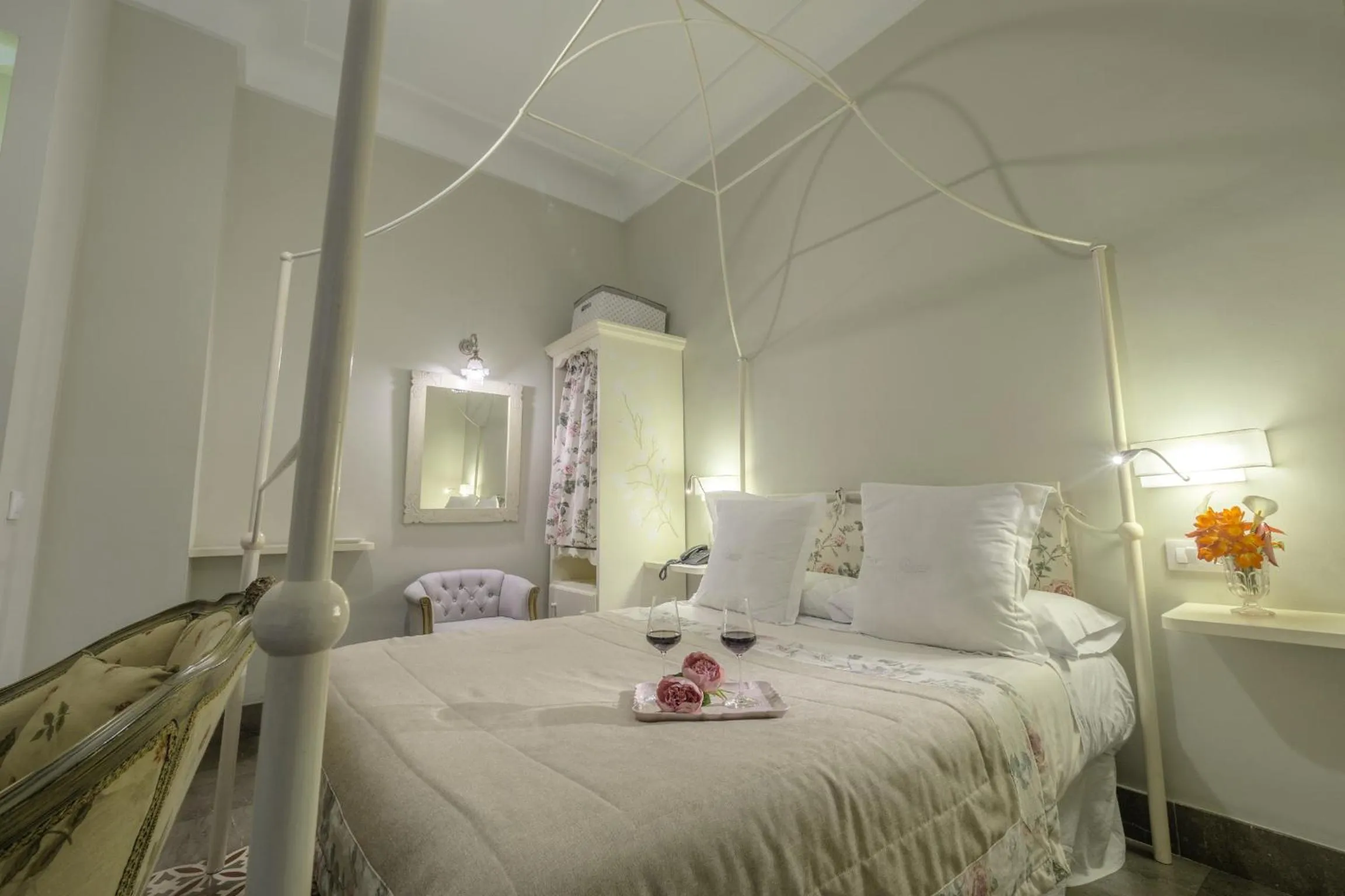 Bed in ApartaSuites Alberca Deluxe