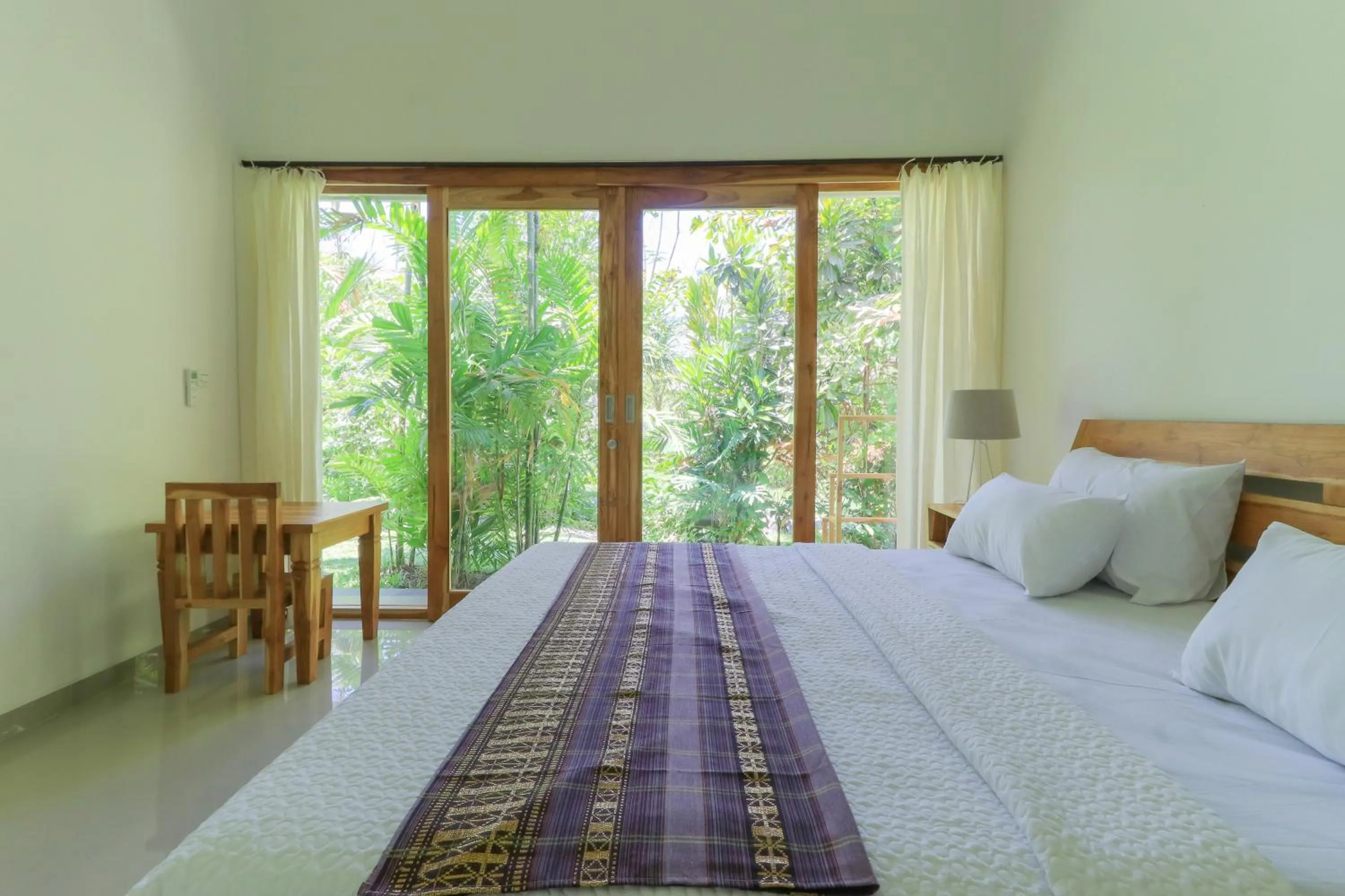 Bedroom, Bed in Palm Beach Villas Bali