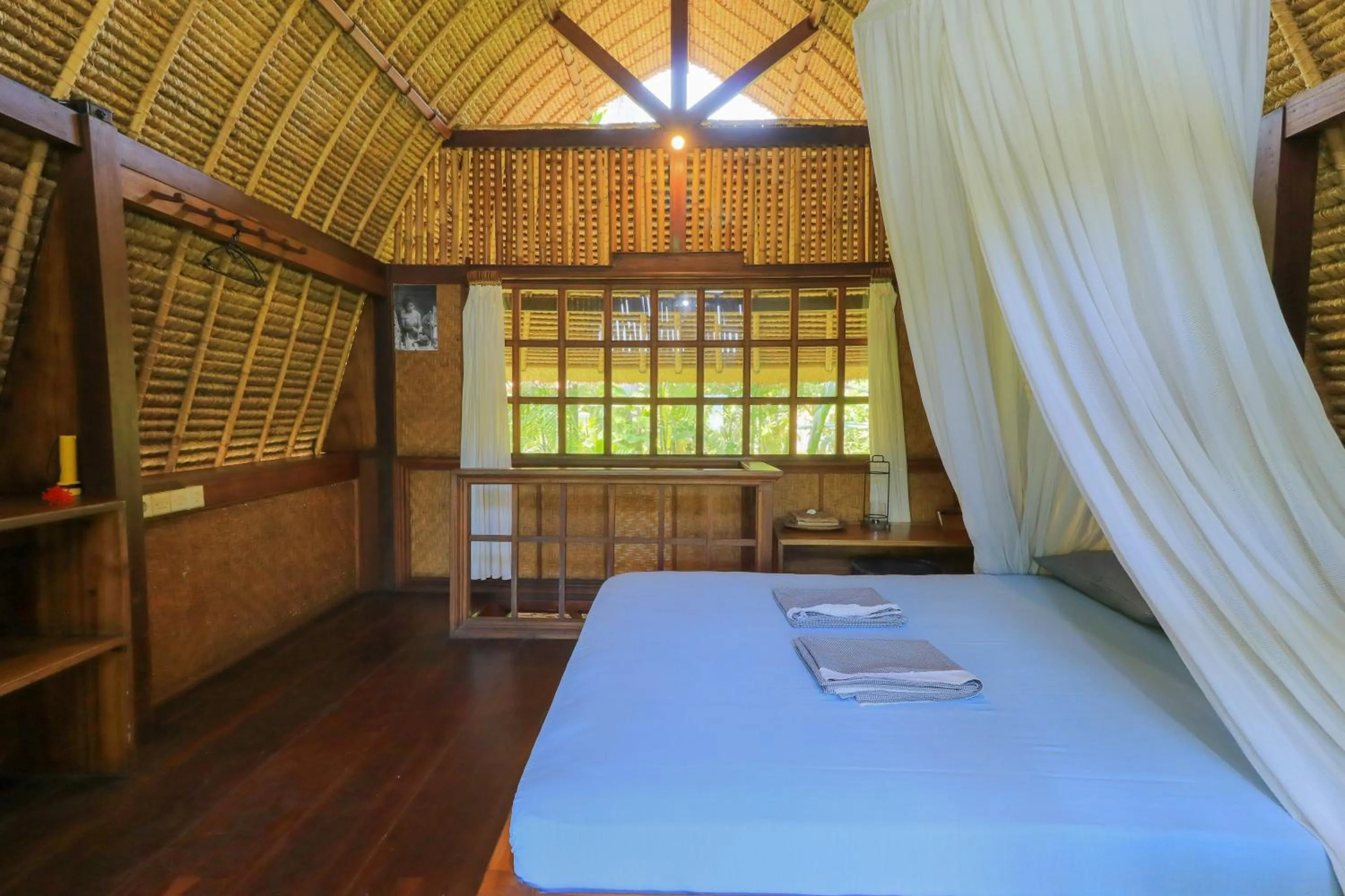 Bedroom, Bed in Palm Beach Villas Bali