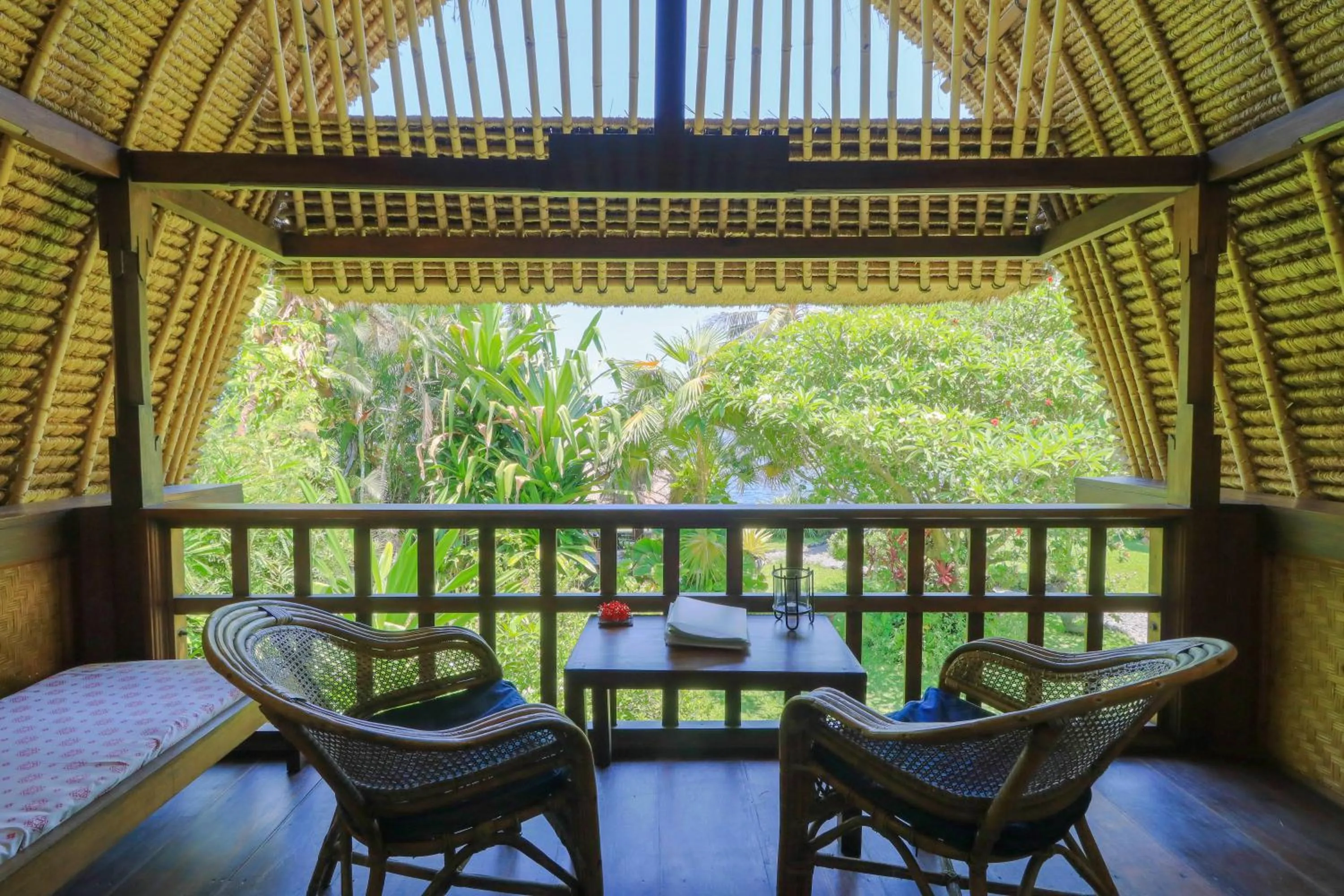 Balcony/Terrace in Palm Beach Villas Bali