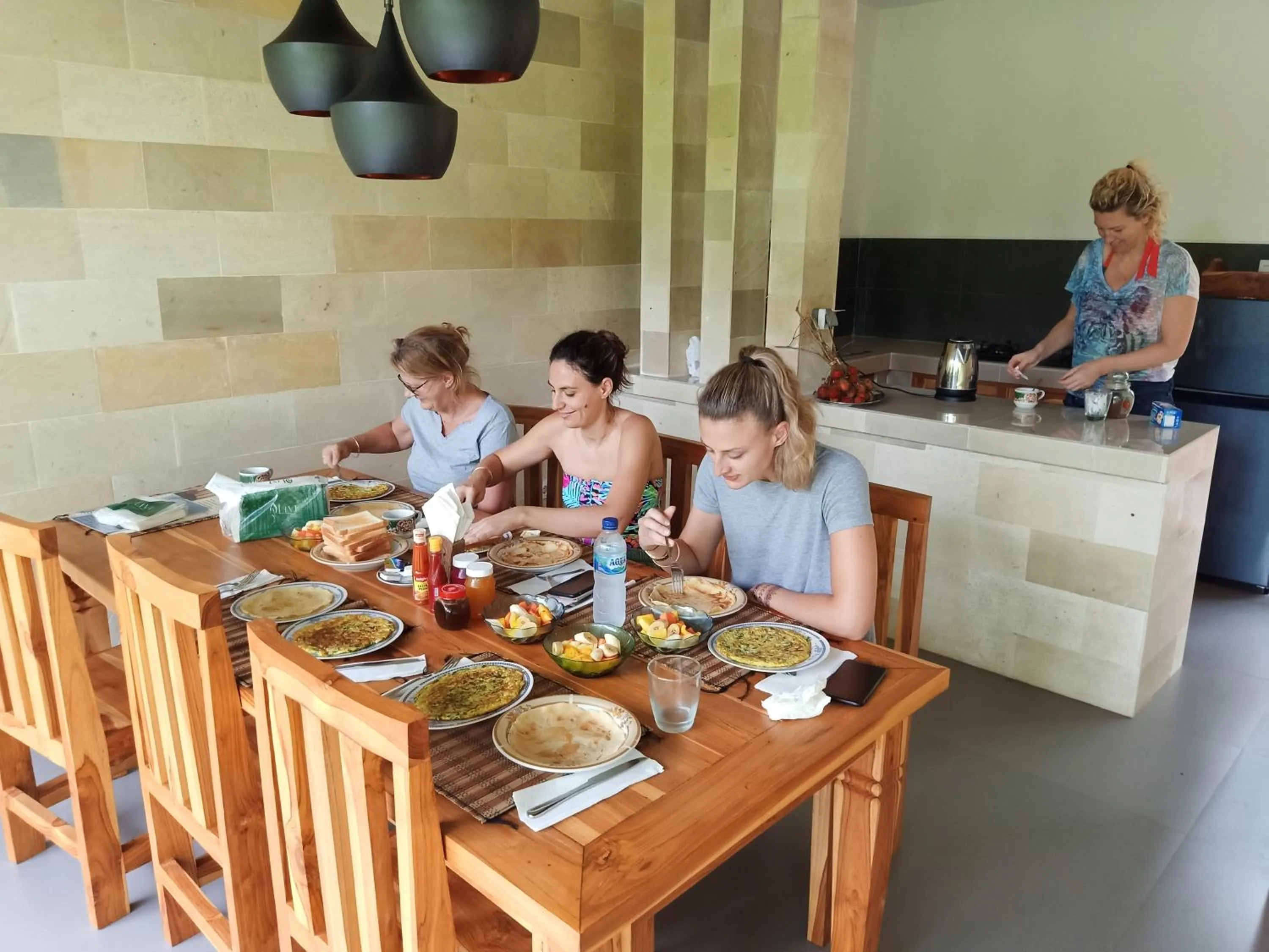 People in Palm Beach Villas Bali