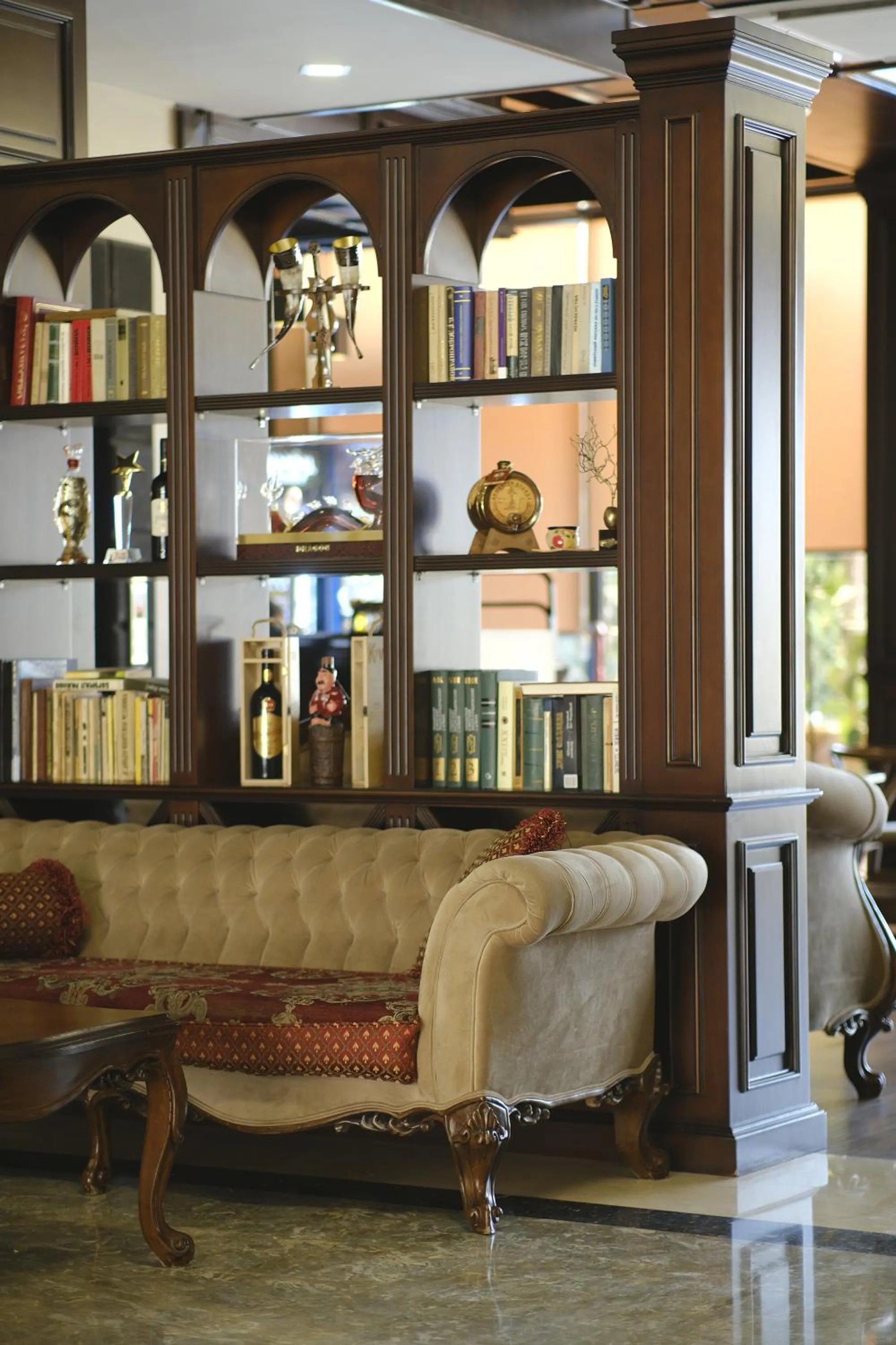 Library in Konyak Hotel