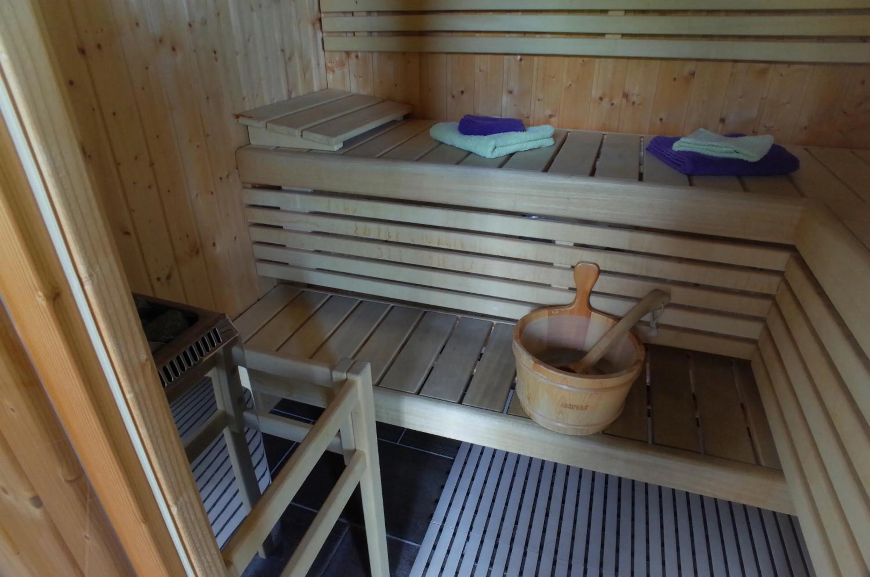 Sauna in Hotel des Marquisats