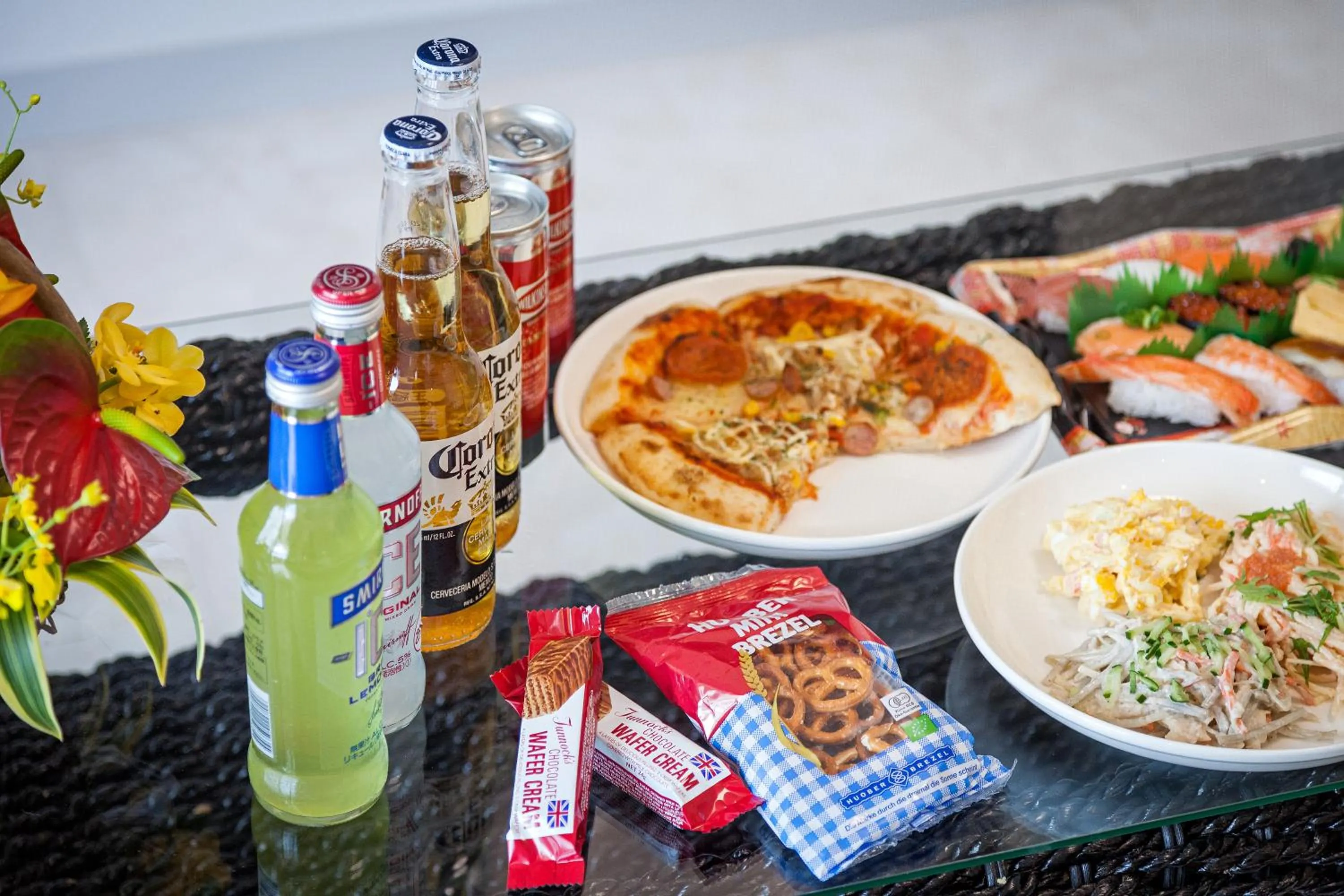 Food and drinks in Yonabaru Hotel SUNRIZE OCEAN