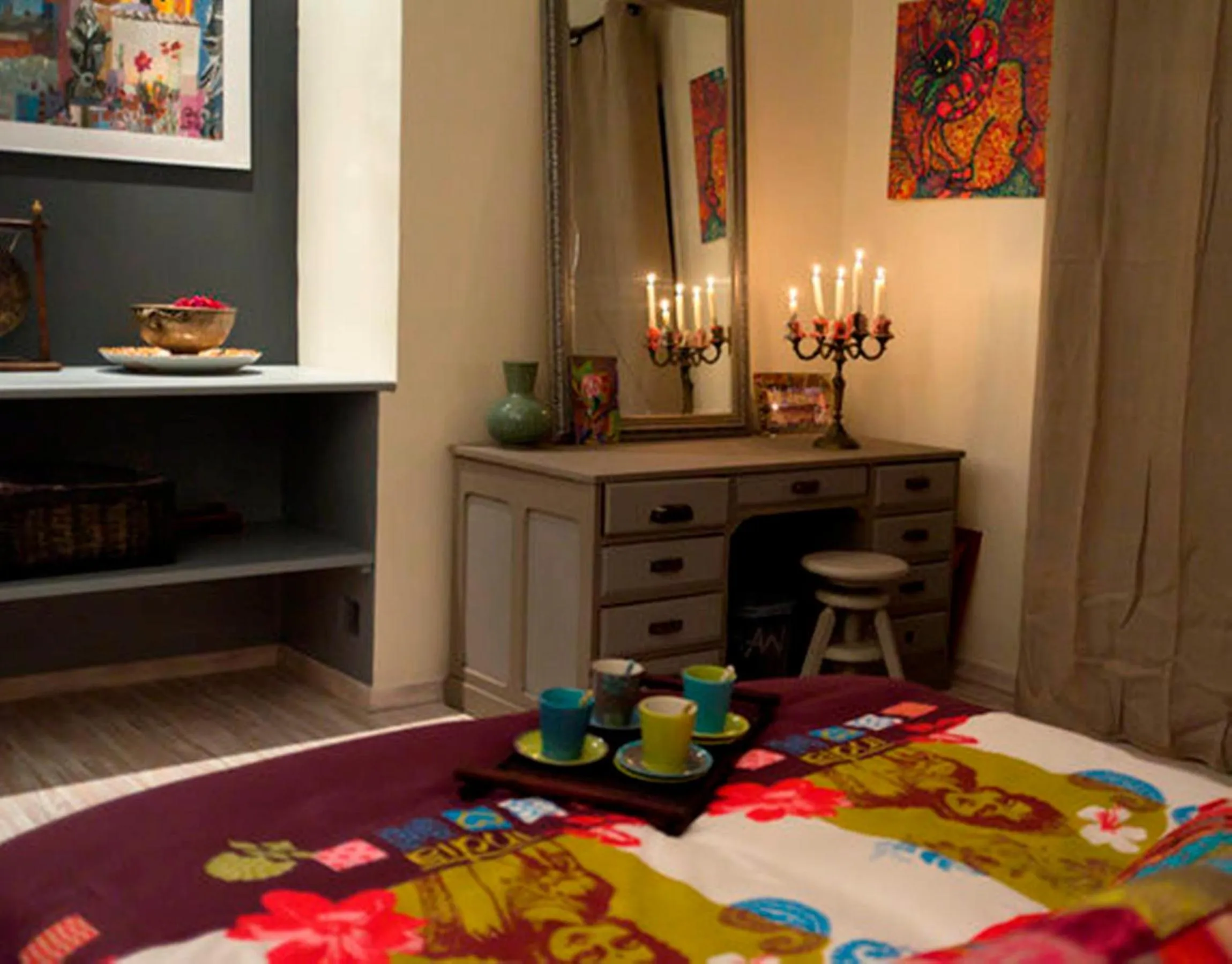 Bed in Chambre d'hôtes Au Fil de l'Eau