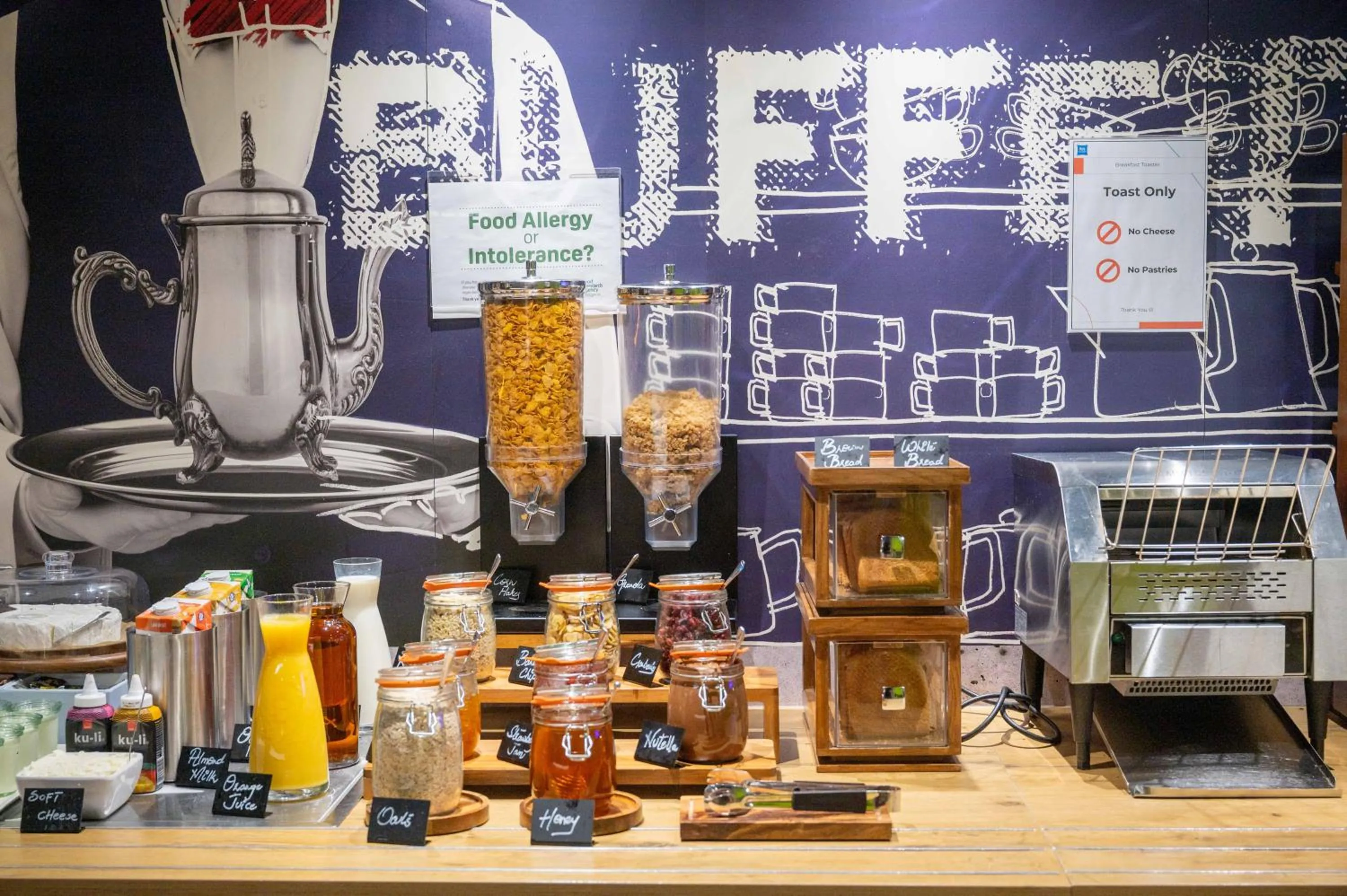 Continental breakfast in ibis budget London Barking