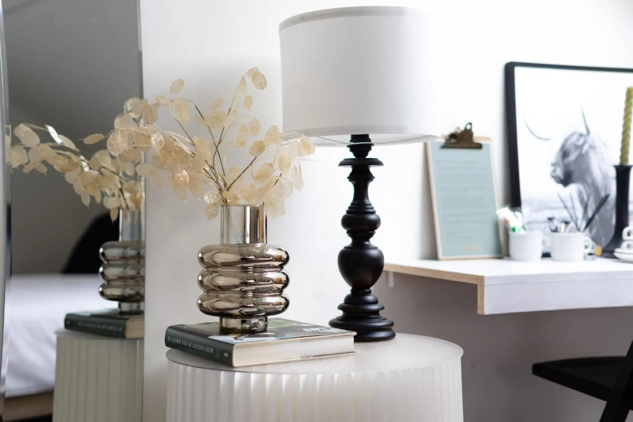 Decorative detail, Bed in Hotel Restaurant de Loenermark