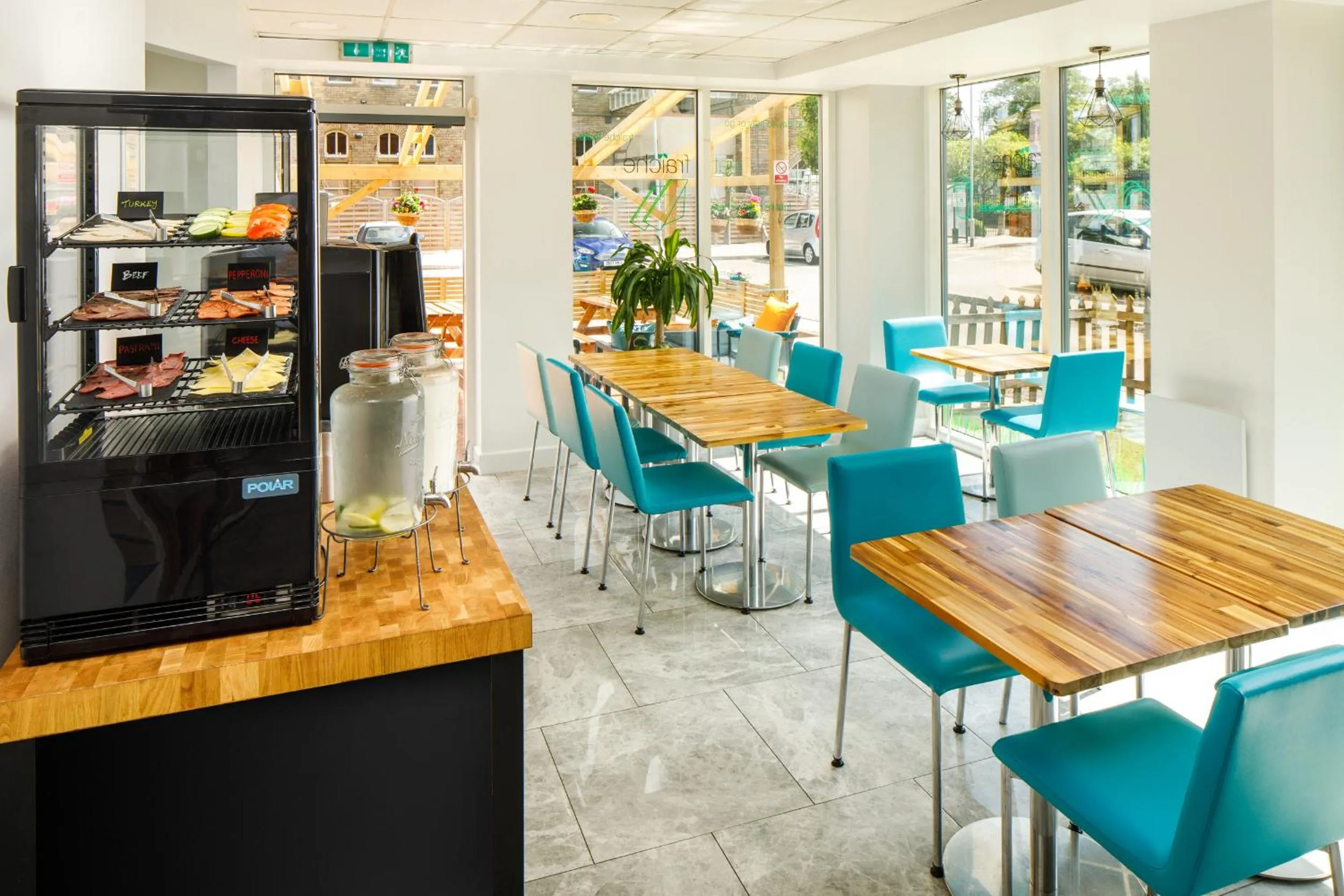 Seating area in ibis budget Sheffield Arena