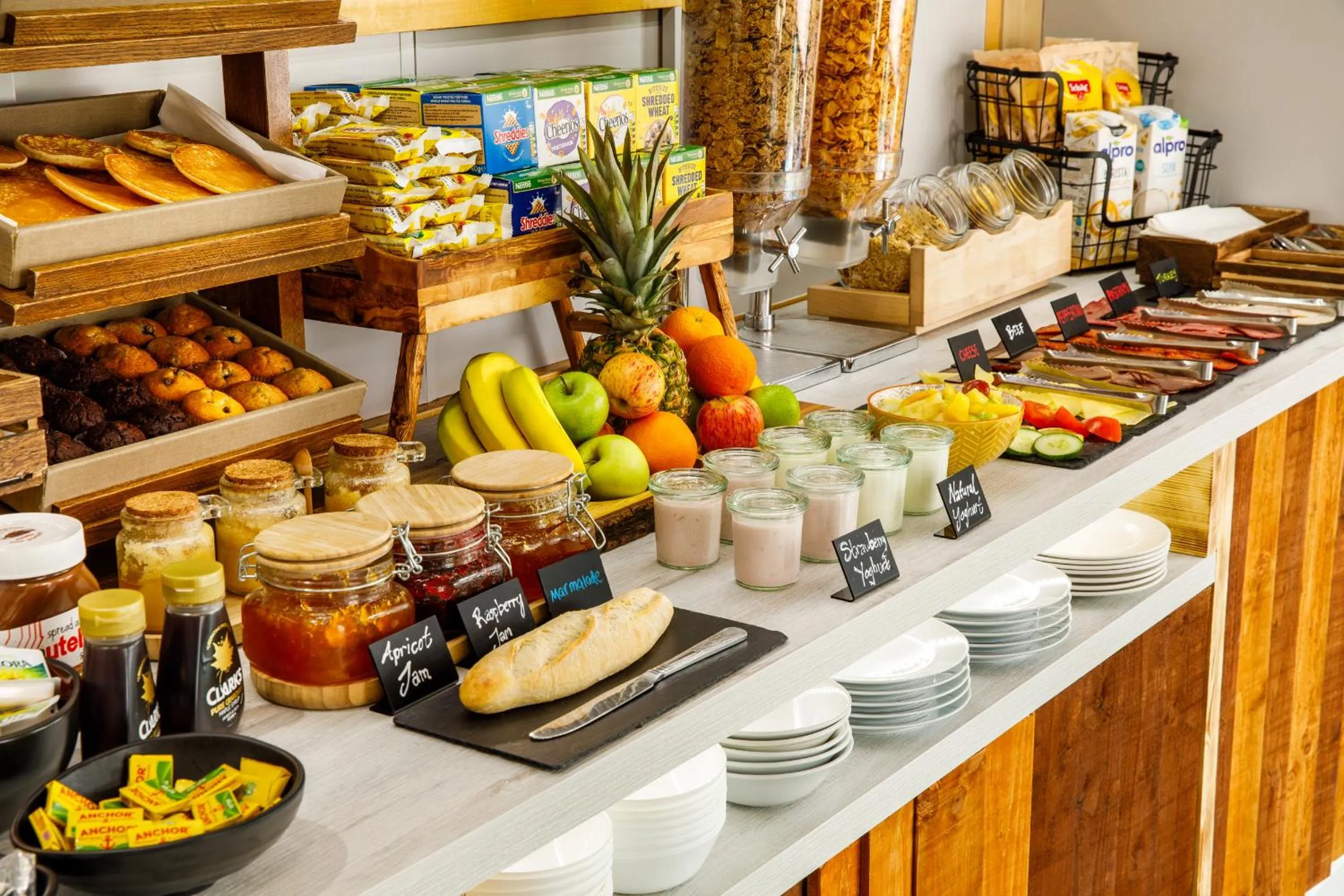 Continental breakfast in ibis budget Sheffield Arena