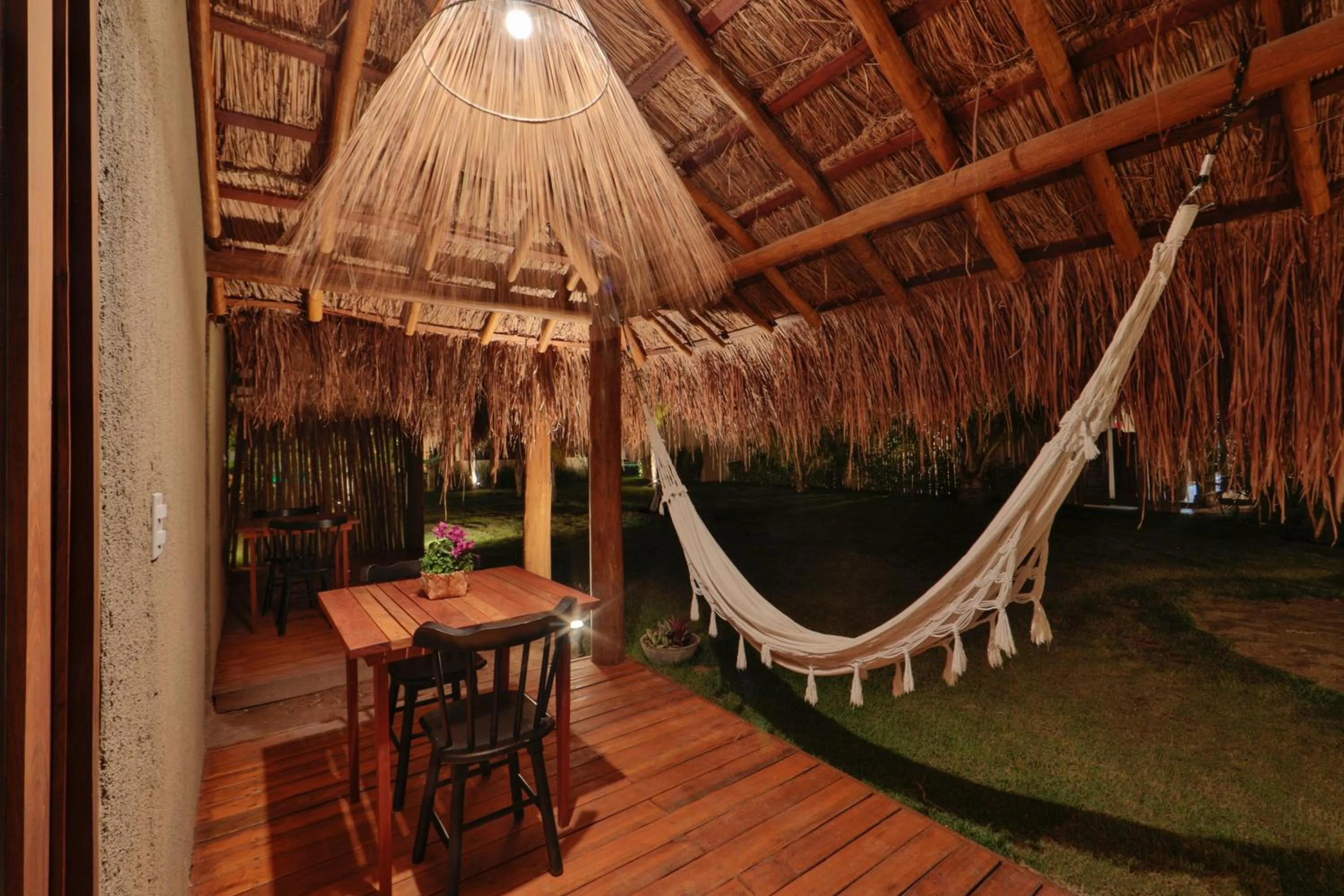 Garden view in Pousada Tatuá