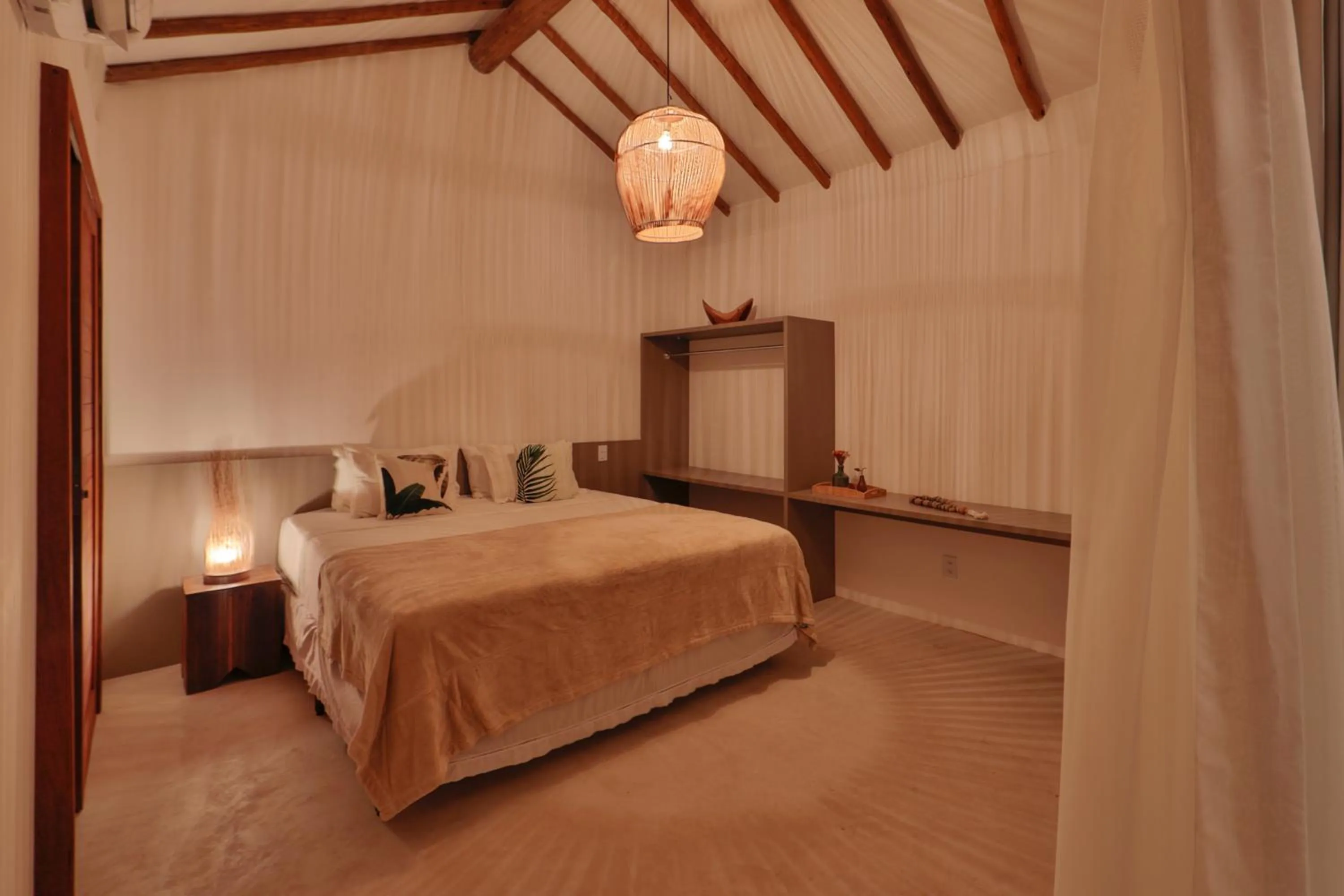 Bed in Pousada Tatuá