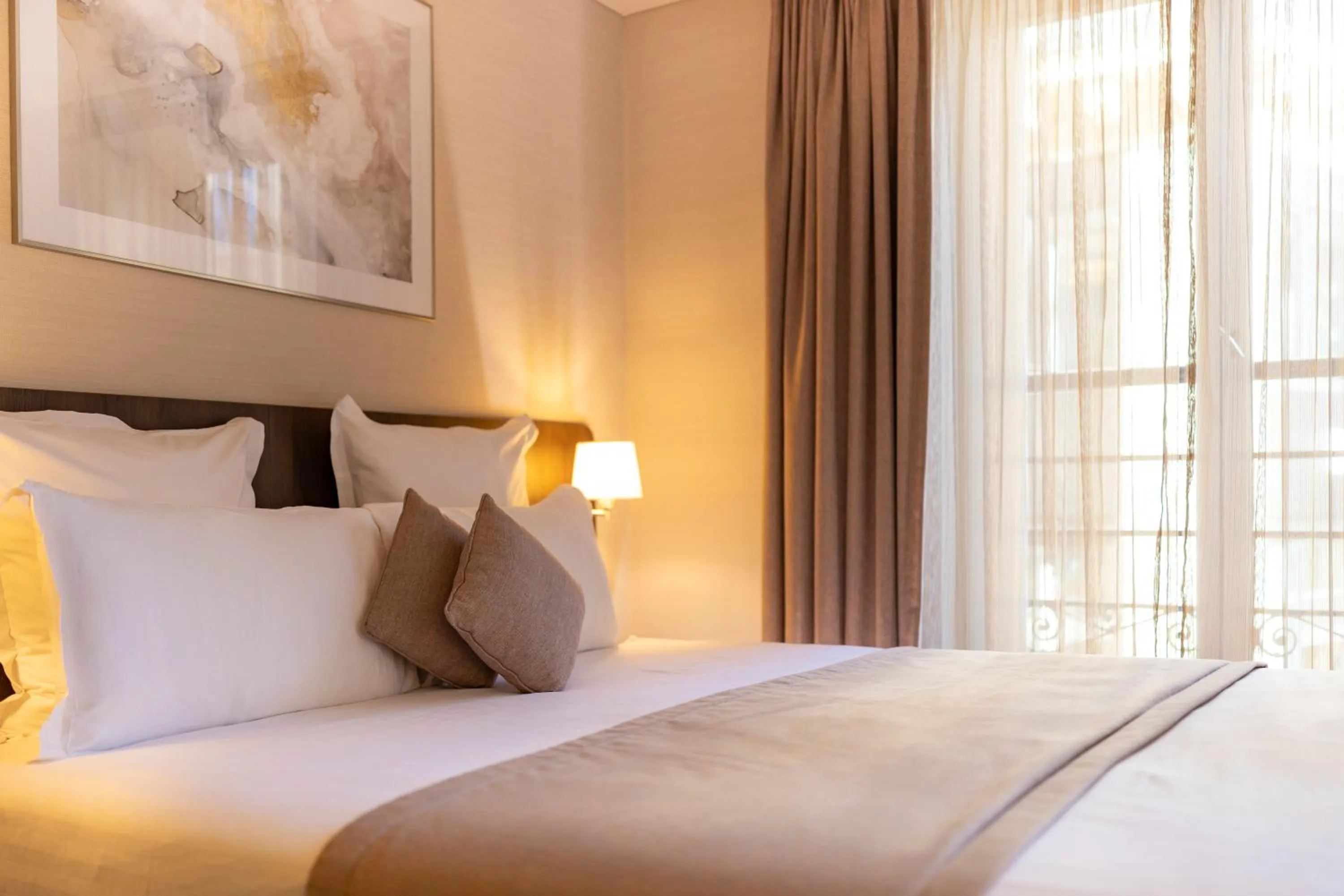 Bed in Hotel Choiseul Opera