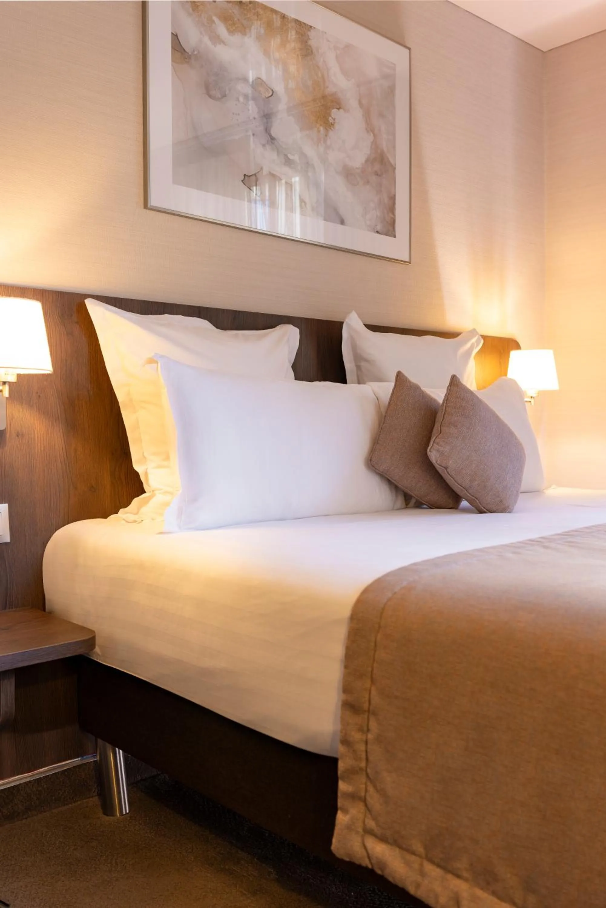 Bed in Hotel Choiseul Opera