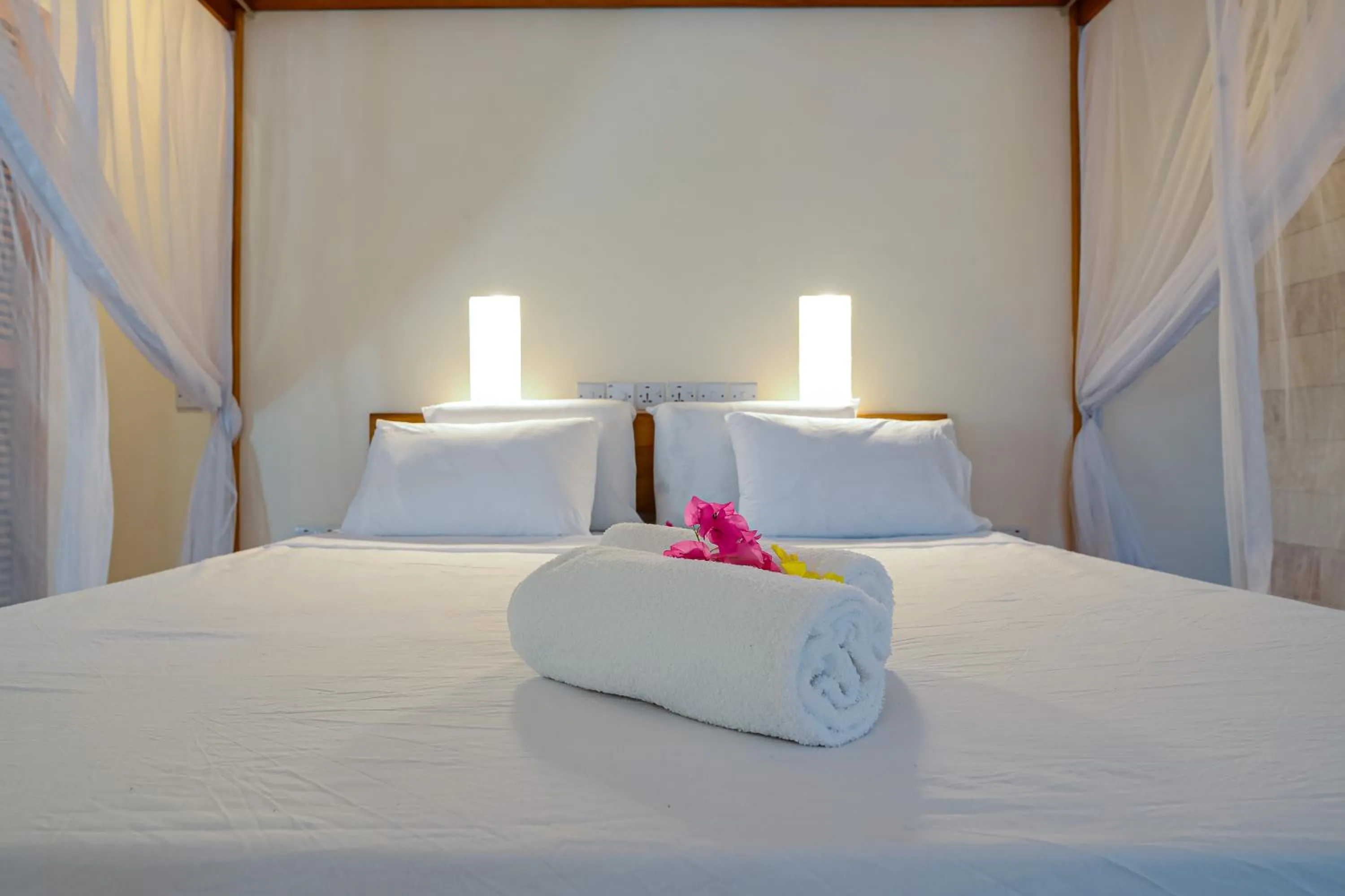 Bed in Palm Garden ECO Boutique Hotel No Kids under 12