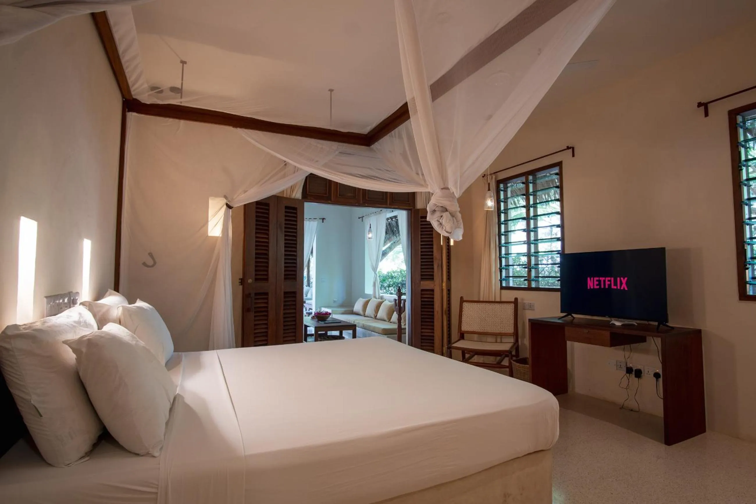 Bed in Palm Garden ECO Boutique Hotel No Kids under 12