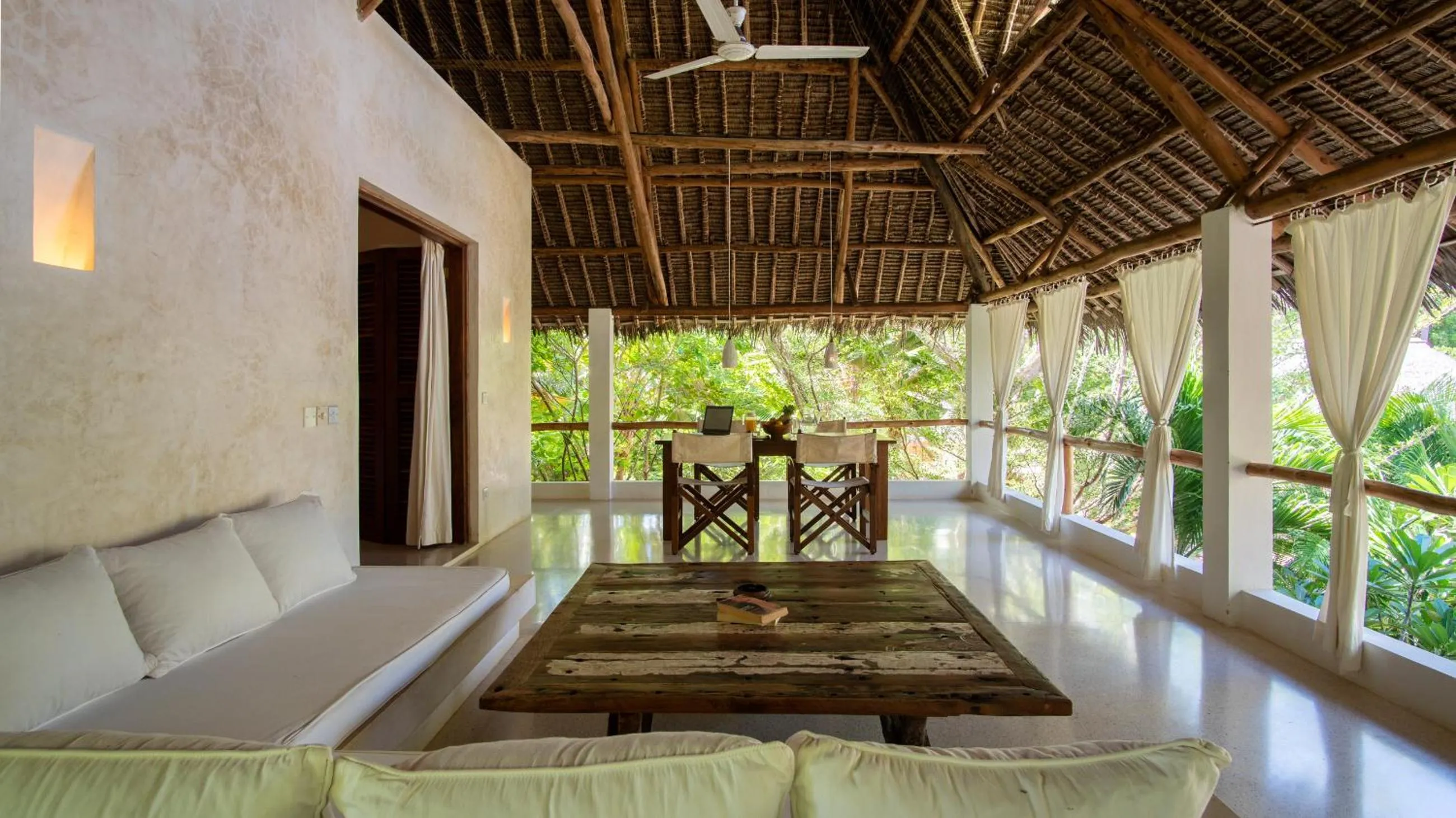 Seating area in Palm Garden ECO Boutique Hotel No Kids under 12