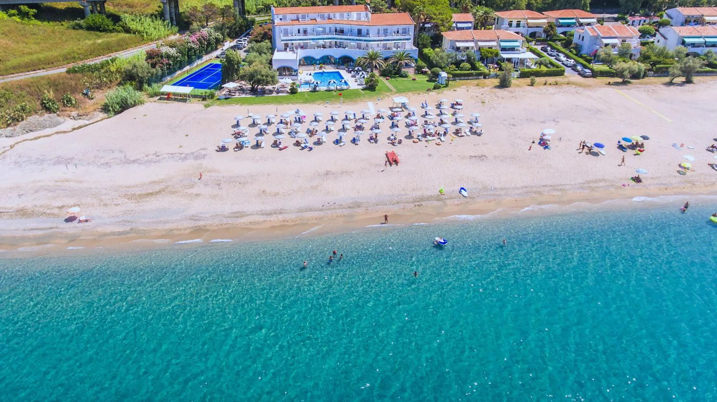 Bird's eye view in Hotel Poseidon