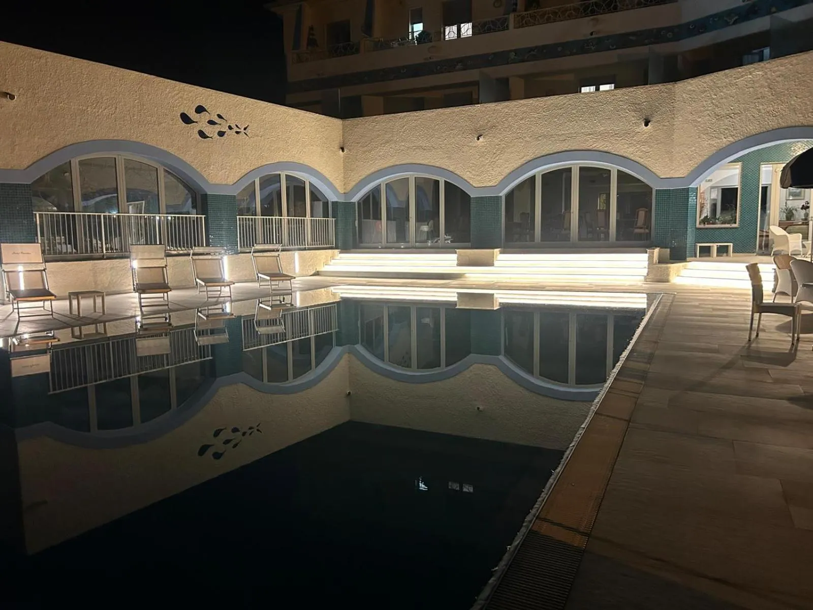 Swimming pool in Hotel Poseidon