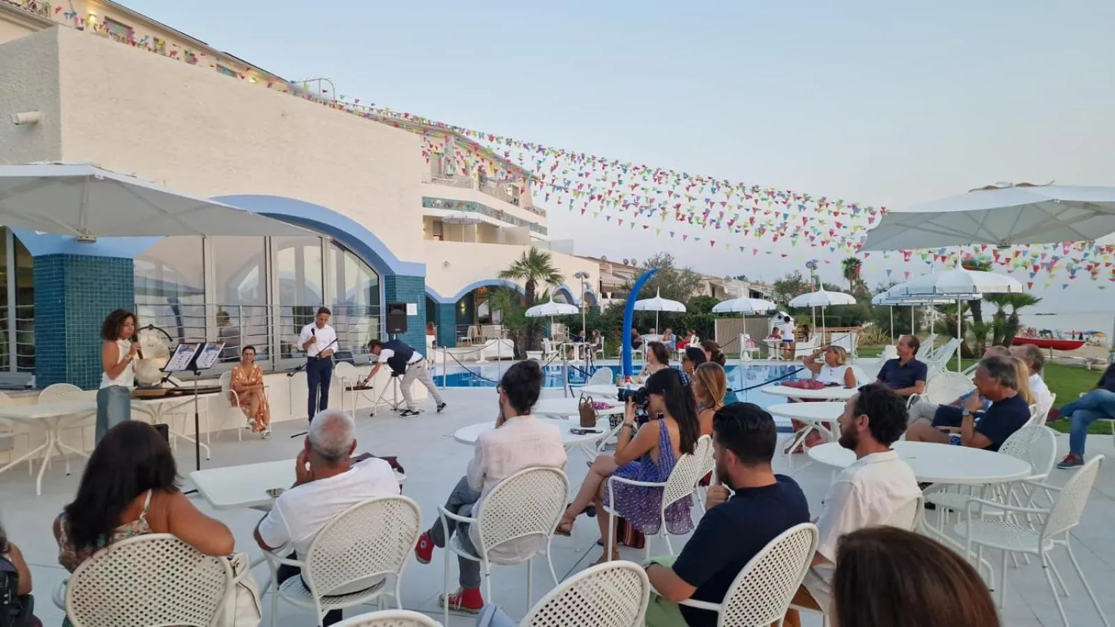 Evening entertainment in Hotel Poseidon