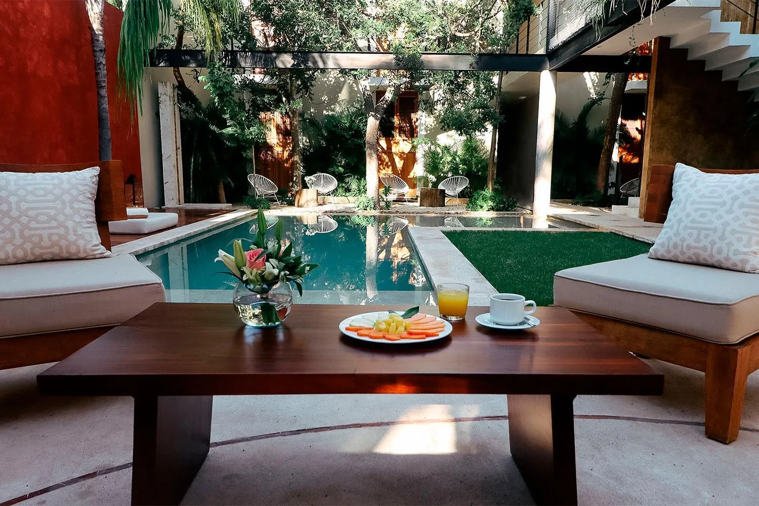 Patio in Casa de Las Palomas Boutique Hotel by Paloma's Hotels - Adults Only