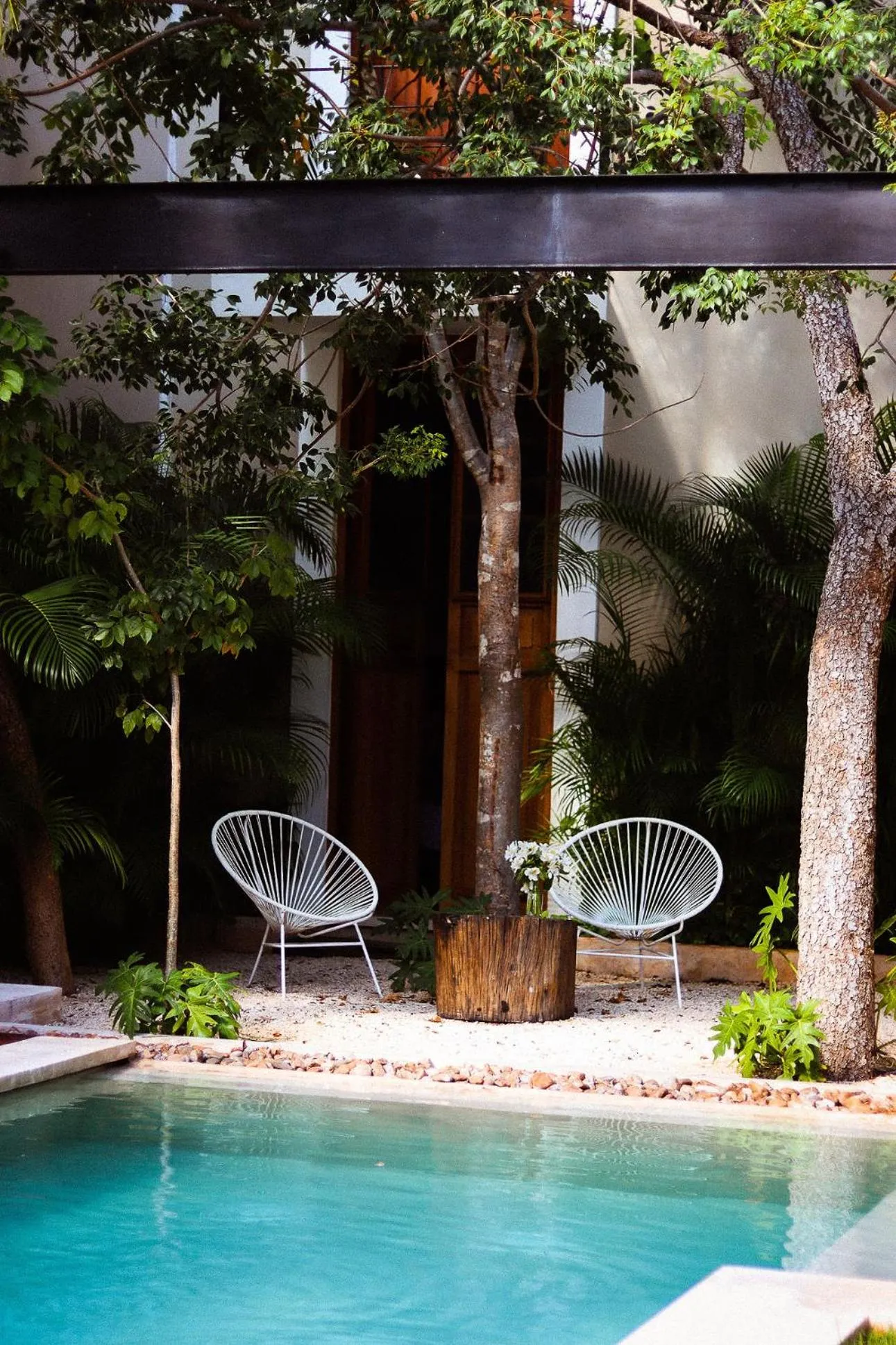 Patio in Casa de Las Palomas Boutique Hotel by Paloma's Hotels - Adults Only