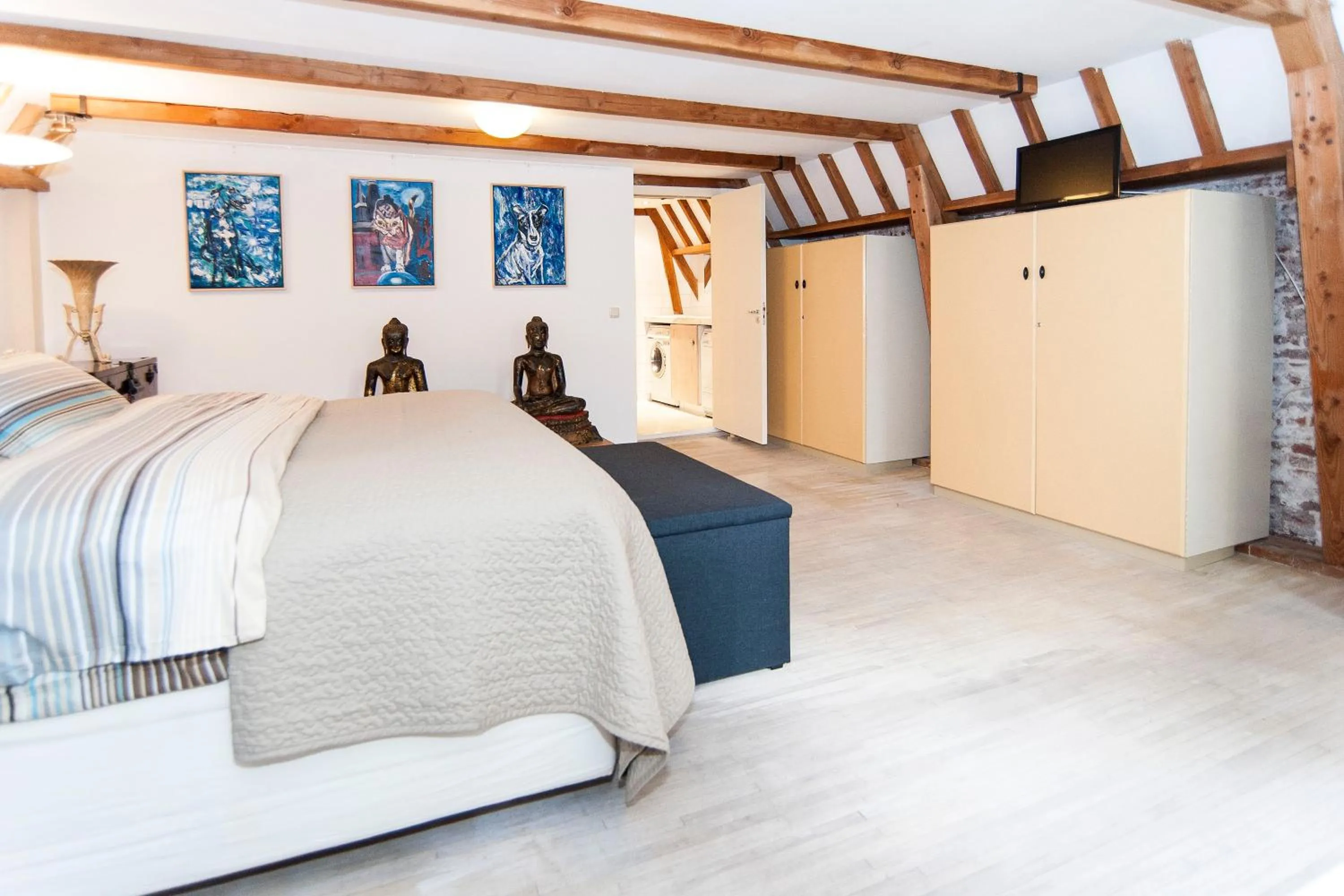 Bed in Bed & Breakfast of Art