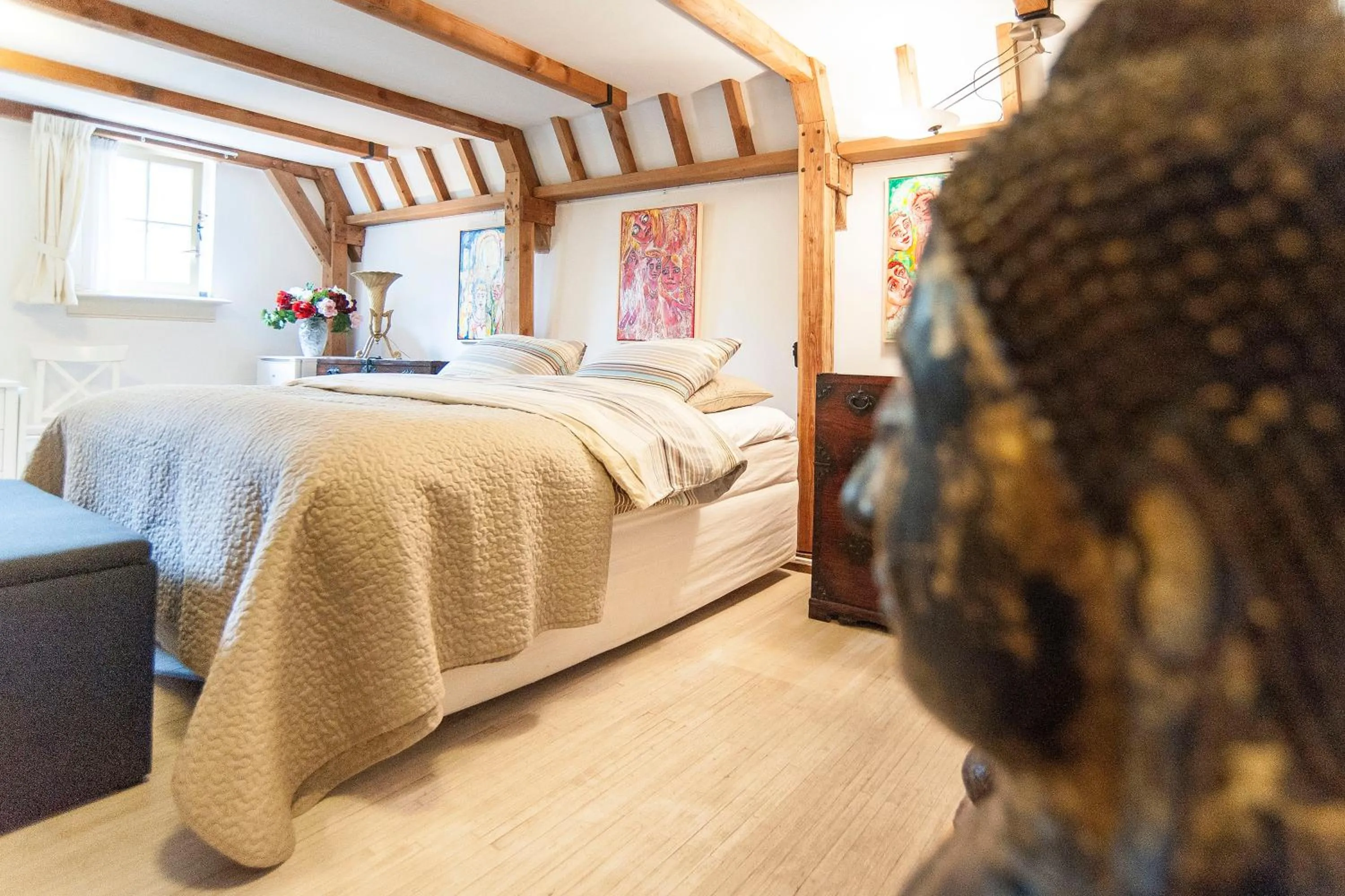 Bed in Bed & Breakfast of Art