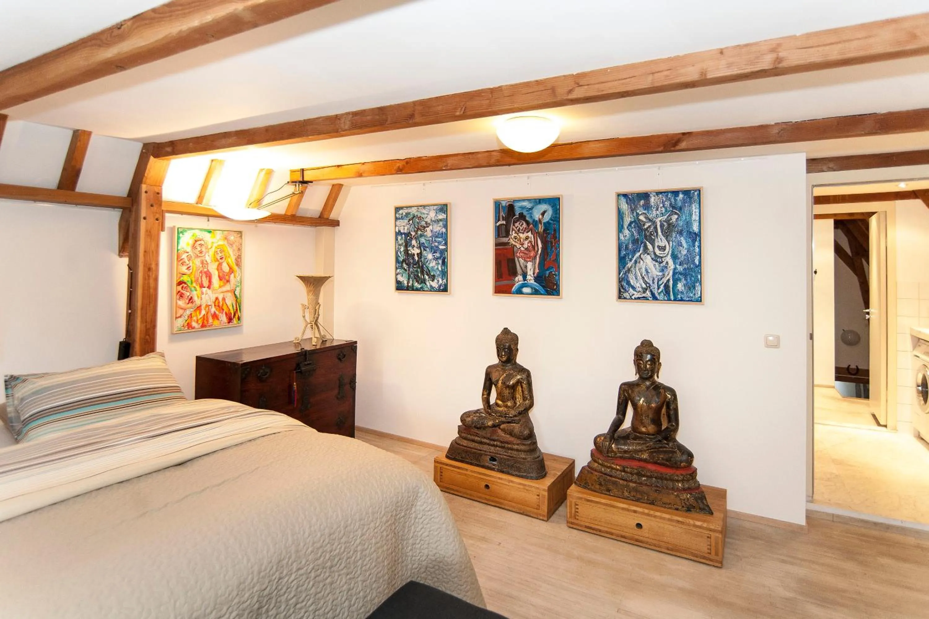 Bed in Bed & Breakfast of Art