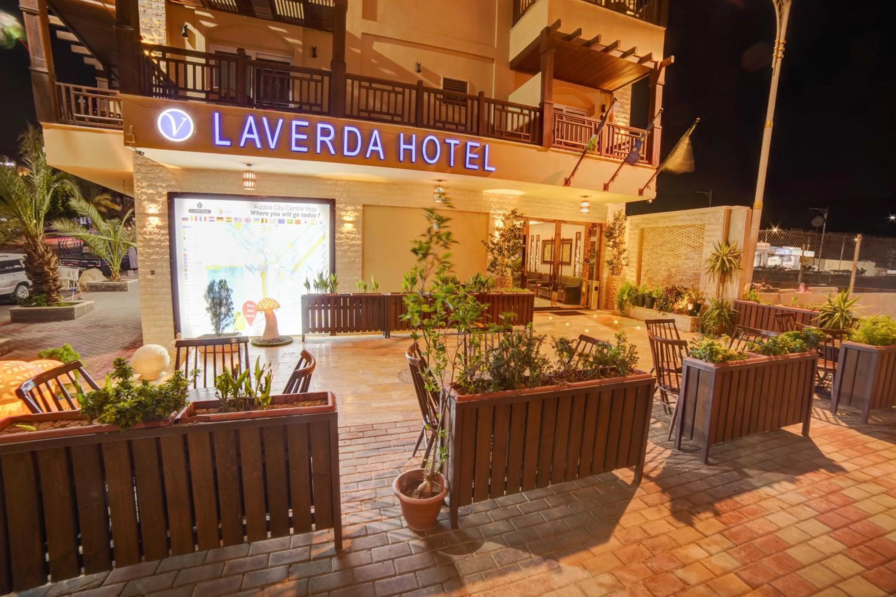 Patio in Laverda Hotel
